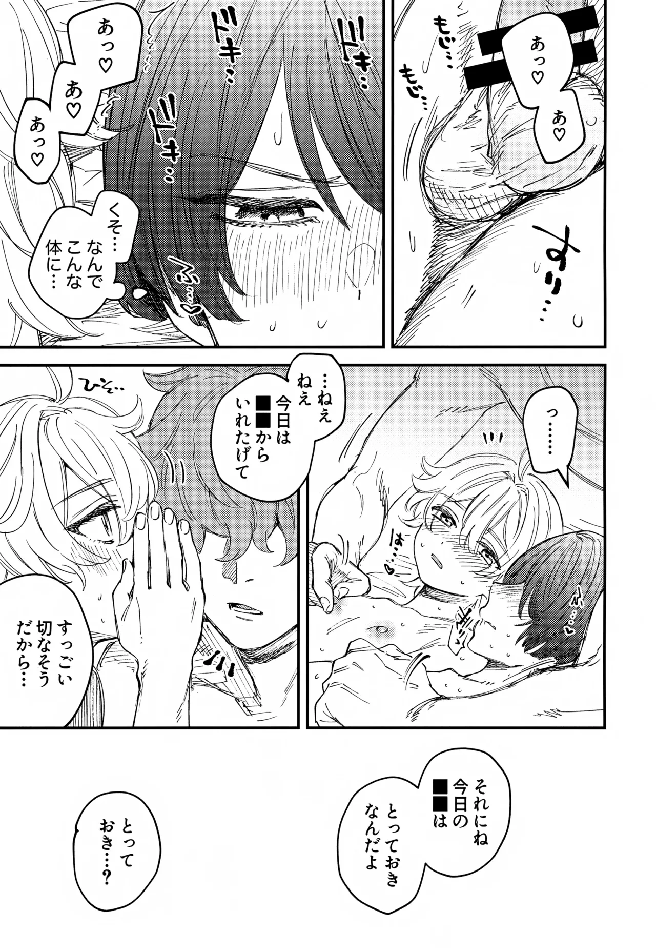 Omae-ra Docchi mo Ore no Kore! page 12 featuring aether genshin impact parody - group anal hentai manga - read online free