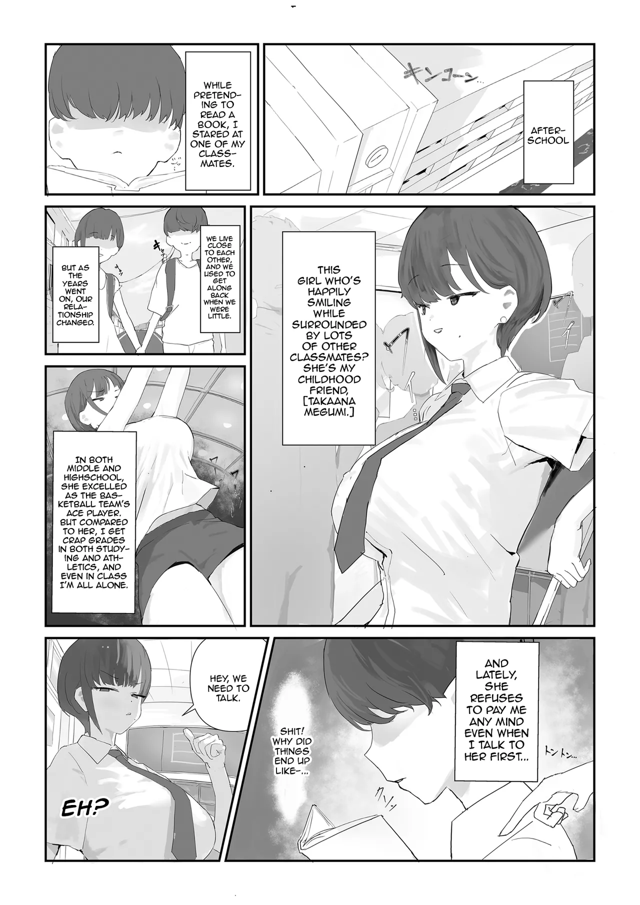 Page 3 of [KUSO Yowa] Chibi InCha no Dekachin de Iinari ni | Becoming Obedient To A Gloomy Pipsqueak's Huge Dick [English] {Doujins.com}
