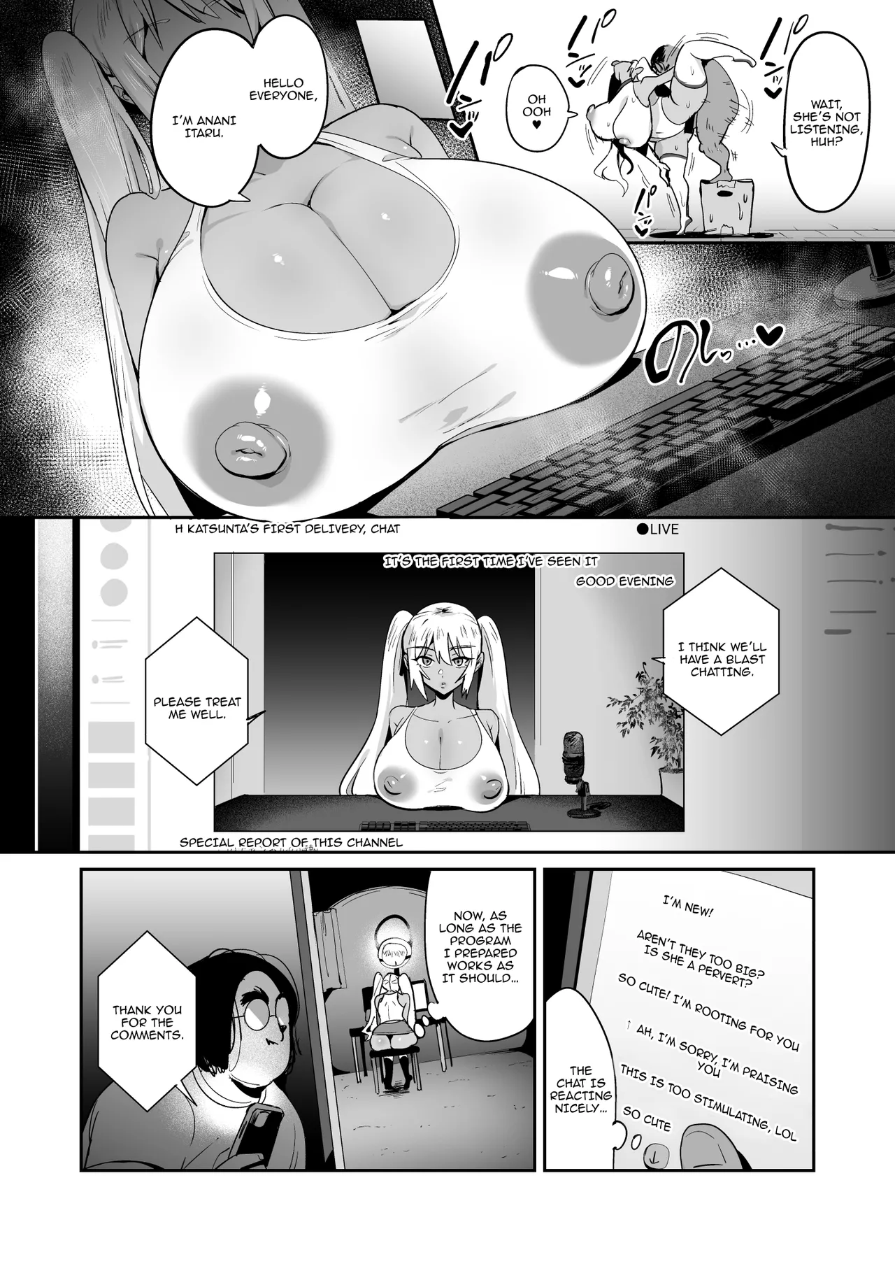 Boku no Dosukebe Android | My Perverted Android page 9 original parody - kissing big breasts hentai manga - read online free