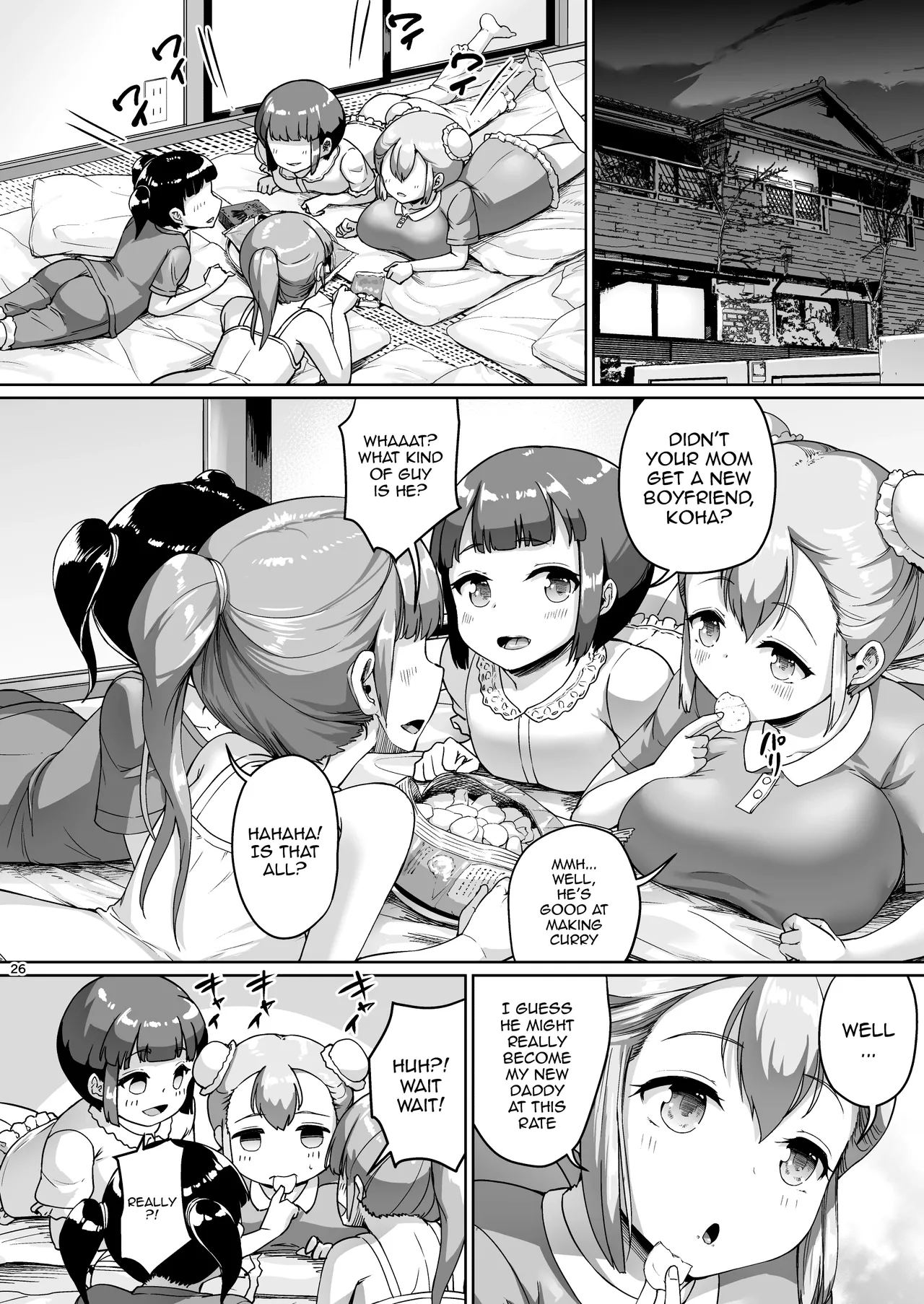 [Zetsubou Shiromuji (Shousan Bouzu)] Kyonyuu no Oyako ni Osewa ni Nattemasu. ~HaHa Hen~ | Getting to Fuck Both Big Breasted Mother and Daughter - Mother Edition [English] {Doujins.com} [Digital] page 25 original parody - milf leg lock hentai manga - read online free