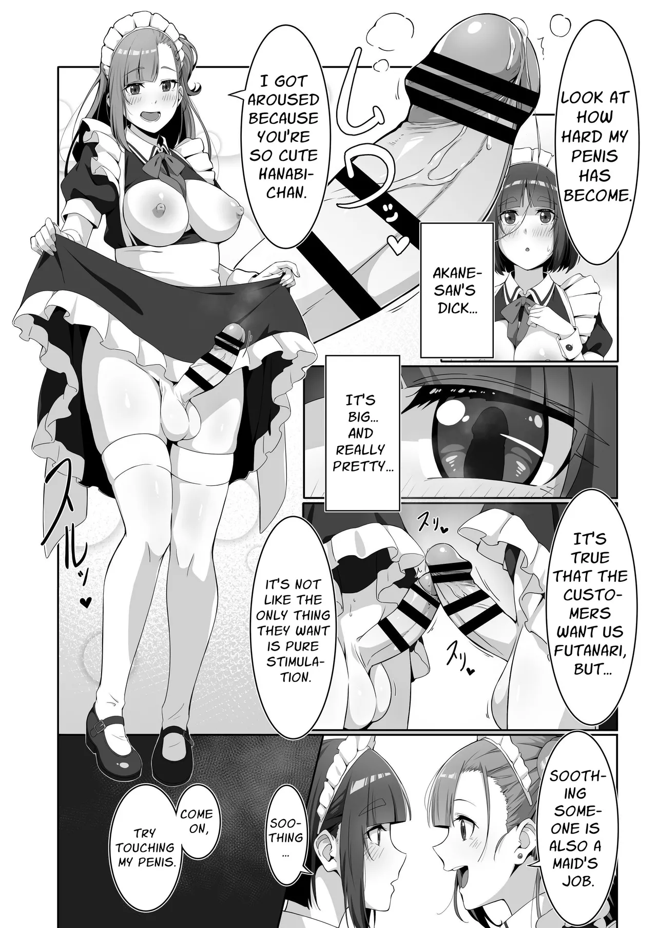 Futanari Maid no Milk Houshi | Futanari Maid's Milk Service page 10 original parody - maid cum swap hentai manga - read online free