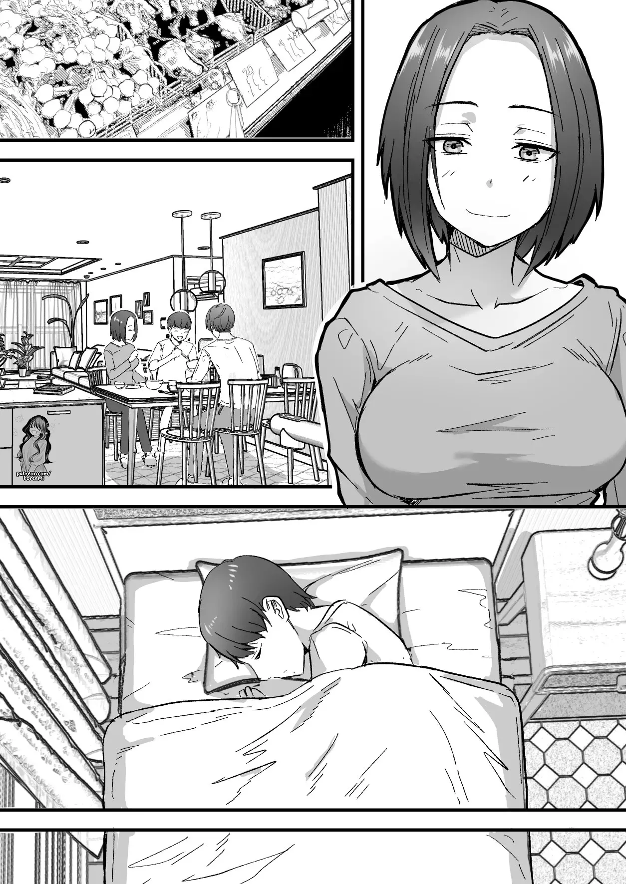I will make a single mother my wife 1 page 58 original parody - milf sweating hentai manga - read online free