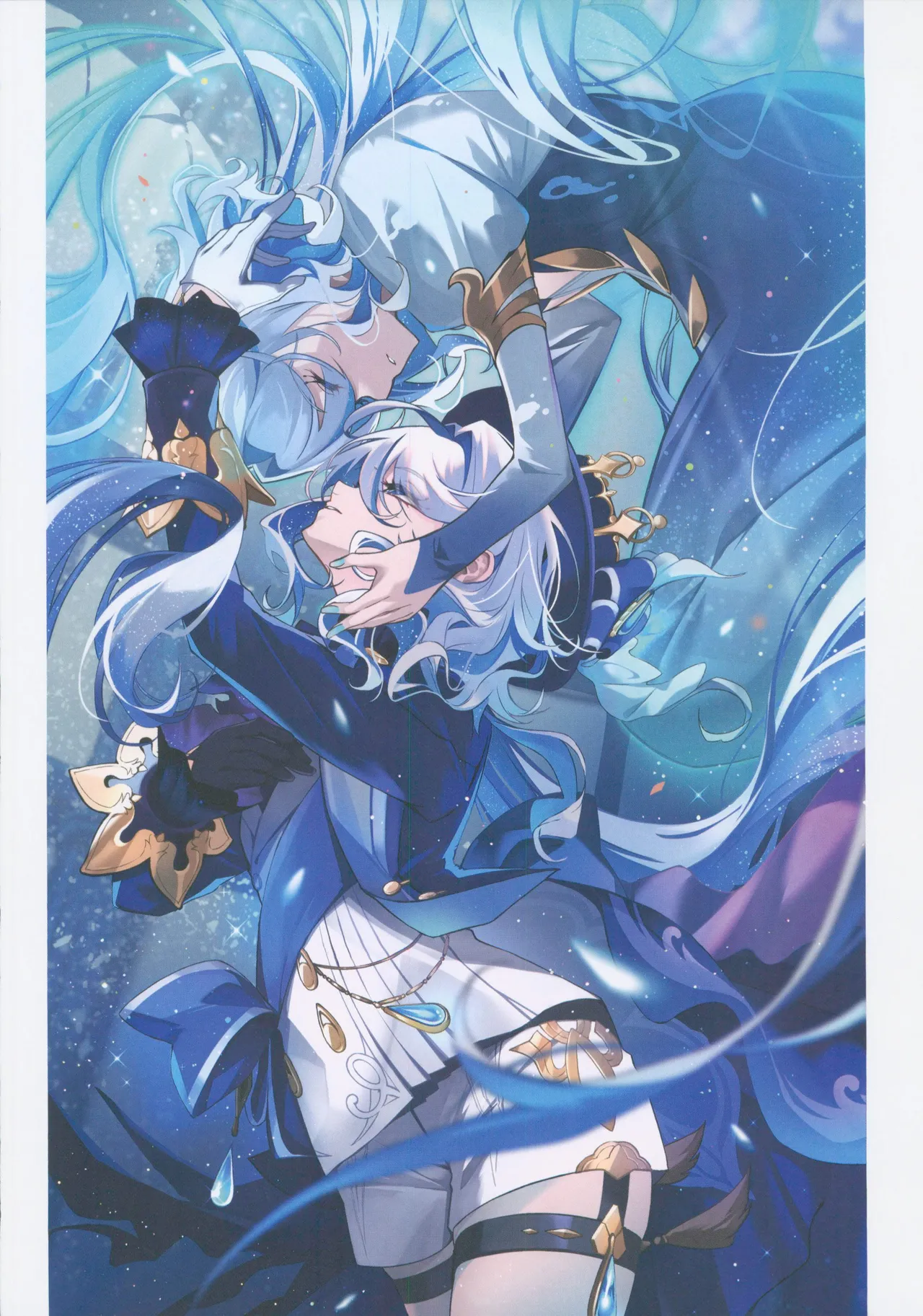 Furina-sama to Okite ni Shitagawanai to Derarenai Ecchi na Mura page 28 featuring focalors genshin impact parody - group full color hentai manga - read online free