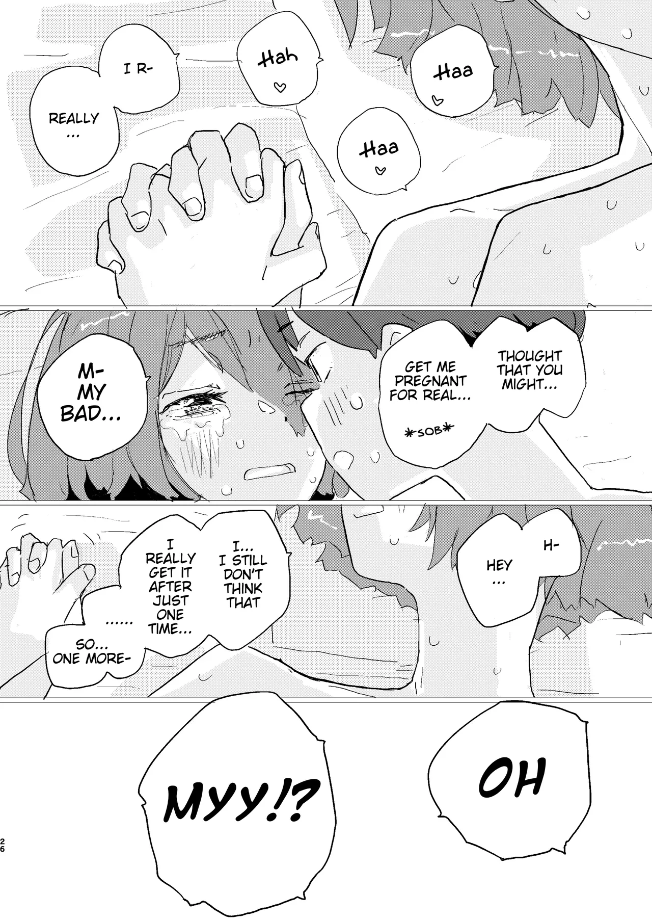 [Yukai Mangasha (punk)] Houkago Make-ine Zukan Vol. 1 Komari Chika | After-School Makeine Picture Book Volume 1 Komari Chika (Make Heroine ga Oosugiru!) [English] [Digital] page 23 featuring kazuhiko nukumizu make heroine ga oosugiru parody - kissing small breasts hentai manga - read online free