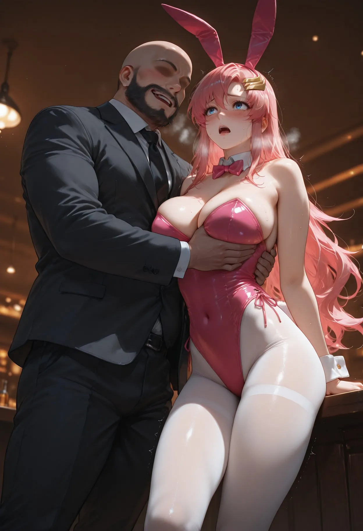 拉克丝·克莱茵 page 49 featuring lacus clyne gundam seed parody - big breasts bunny girl hentai manga - read online free