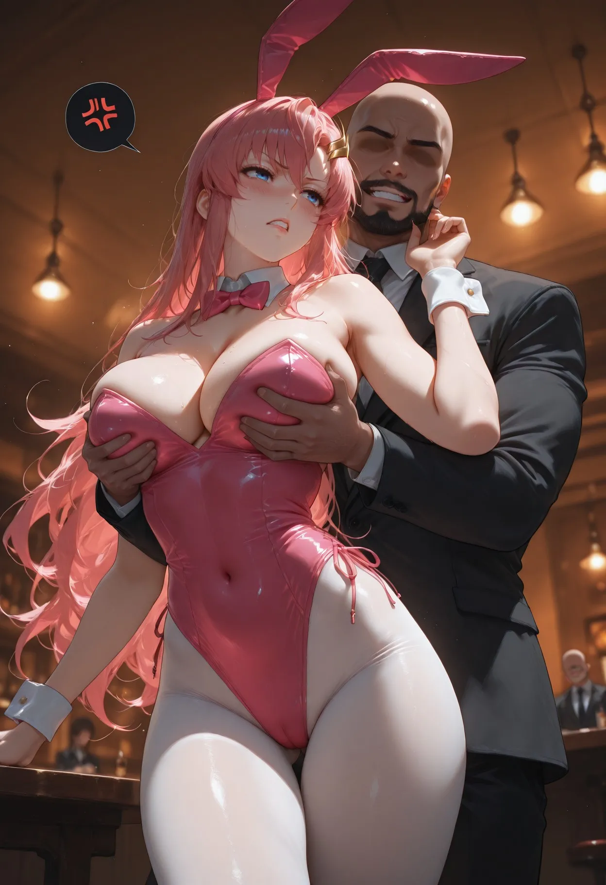 拉克丝·克莱茵 page 55 featuring lacus clyne gundam seed parody - big breasts bunny girl hentai manga - read online free