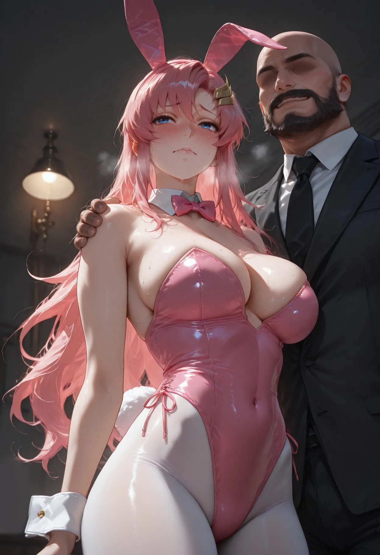 拉克丝·克莱茵 page 92 featuring lacus clyne gundam seed parody - big breasts bunny girl hentai manga - read online free