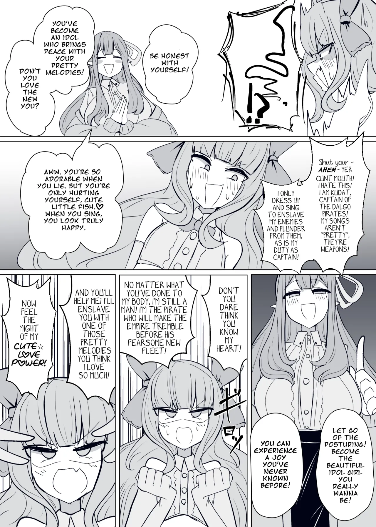 Matenshoku no Yakata 9 | The House of Evil Class Change 9 Siren Diva page 13 original parody - squirting futanari hentai manga - read online free