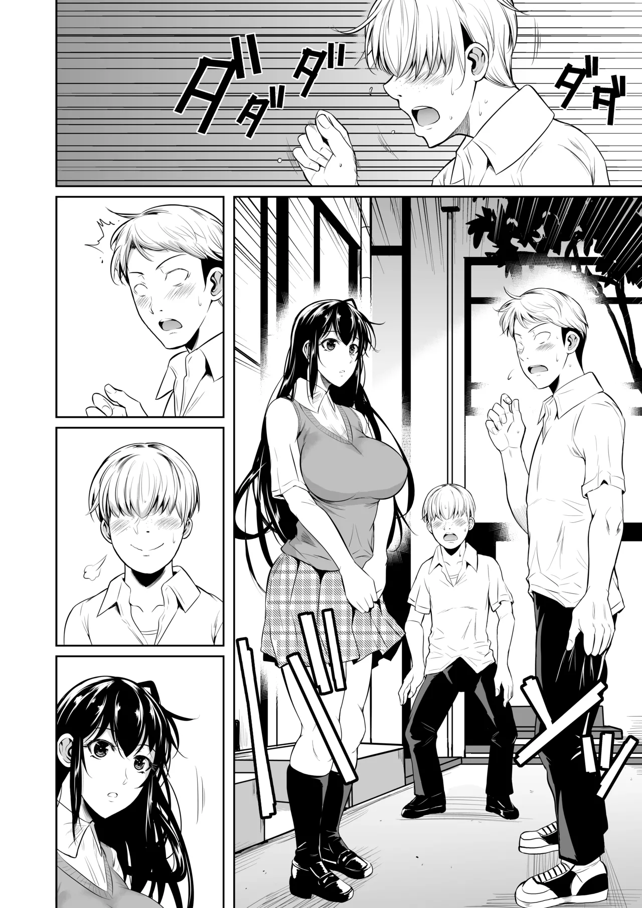 Sokushitsu x Sokuhame Gakuen page 13 original parody - kissing big breasts hentai manga - read online free