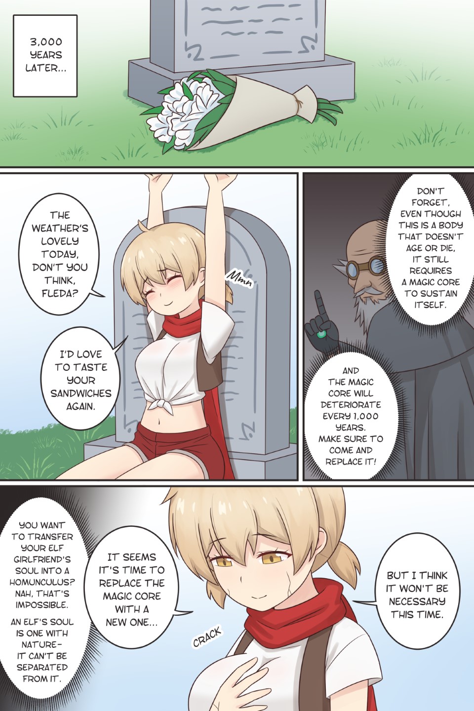 Where the Time Parts Us page 16 original parody - elf sweating hentai manga - read online free