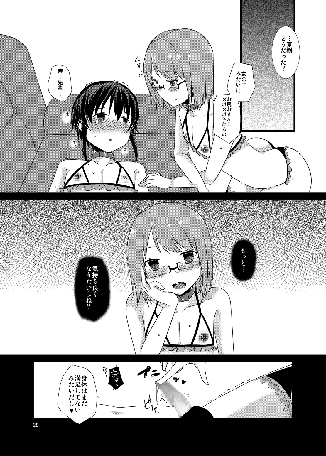 Onna no ko chuudoku page 27 original parody - glasses anal hentai manga - read online free