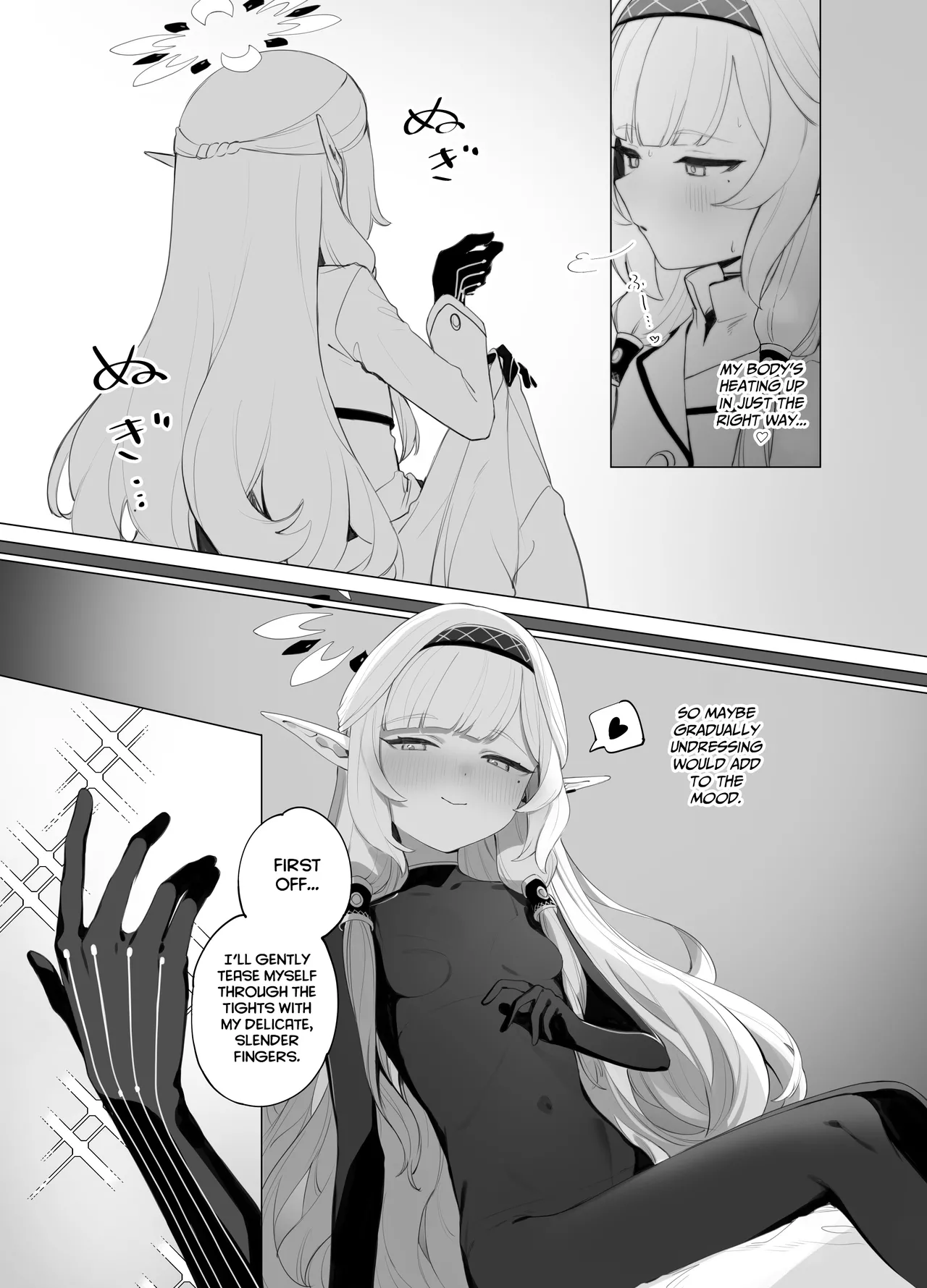 WISDOM LIBIDO EXPLOSION page 11 featuring himari akeboshi blue archive parody - elf masturbation hentai manga - read online free
