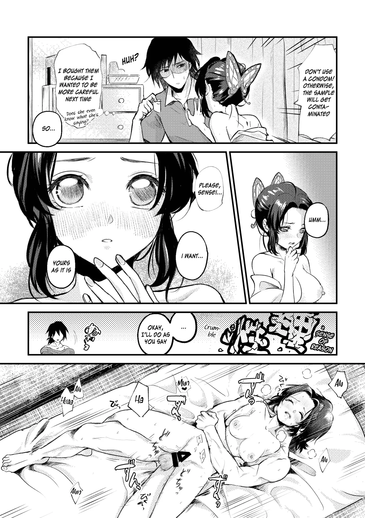 Sensei Soutei gai no Jitai desu! | Sensei, Something Unexpected has Happened! Chapters 1 & 2 page 50 featuring shinobu kochou kimetsu no yaiba parody - sole female sole male hentai manga - read online free