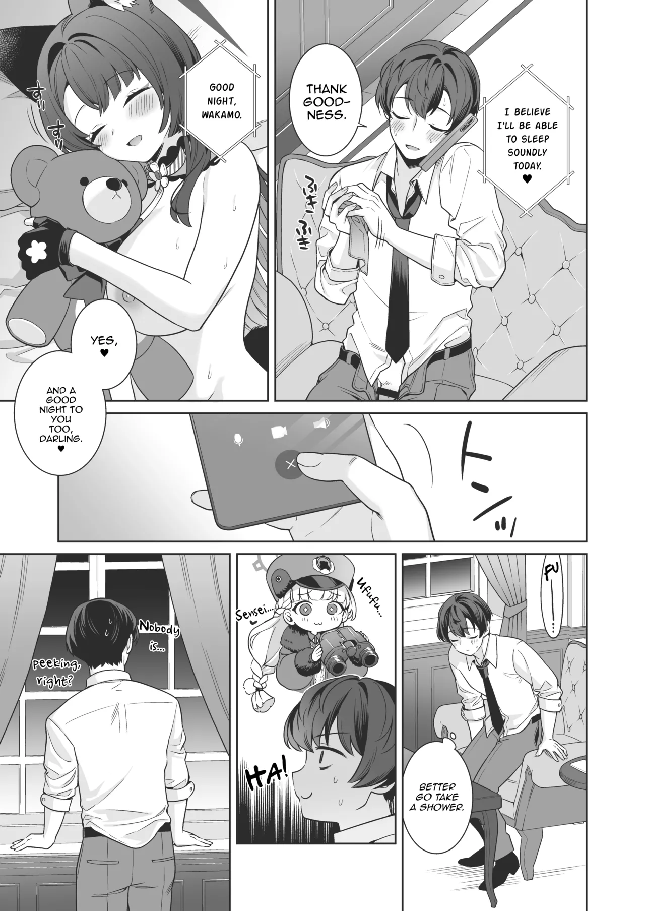 [NOMIYAGUMI (Ichinomiya)] Junjou ♥ Renjou Hatsujou Kitsune -4- | Pure ♥ Lovestruck Fox in Heat -4- (Blue Archive) [English] [mysterymeat3] [Digital] page 20 featuring sensei blue archive parody - big breasts multi-work series hentai manga - read online free