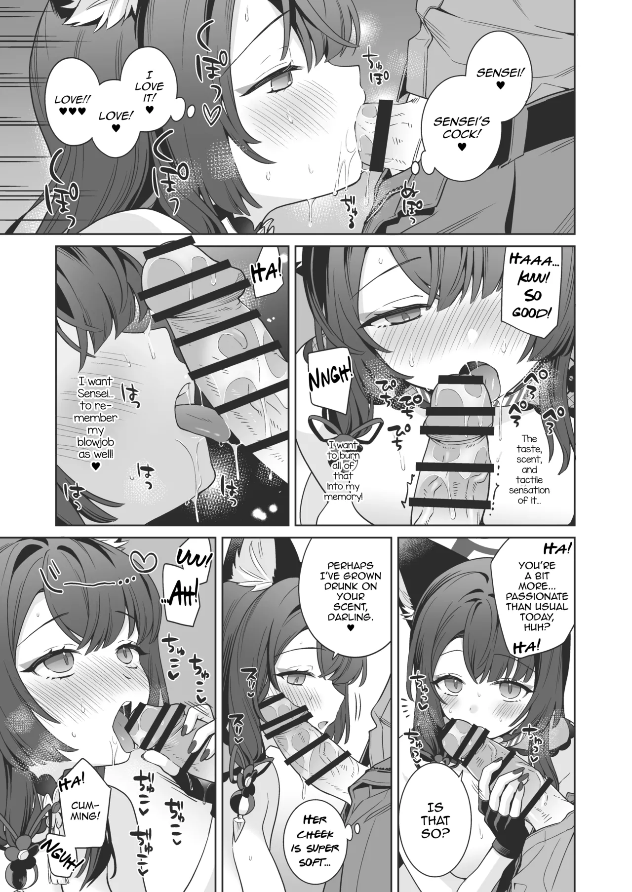 [NOMIYAGUMI (Ichinomiya)] Junjou ♥ Renjou Hatsujou Kitsune -4- | Pure ♥ Lovestruck Fox in Heat -4- (Blue Archive) [English] [mysterymeat3] [Digital] page 36 featuring sensei blue archive parody - big breasts multi-work series hentai manga - read online free