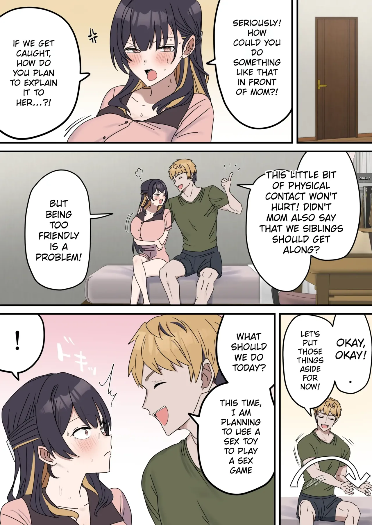 Giji SEX Kyoudai 0~4 ENGLISH 1-164 page 104 original parody - kissing big breasts hentai manga - read online free