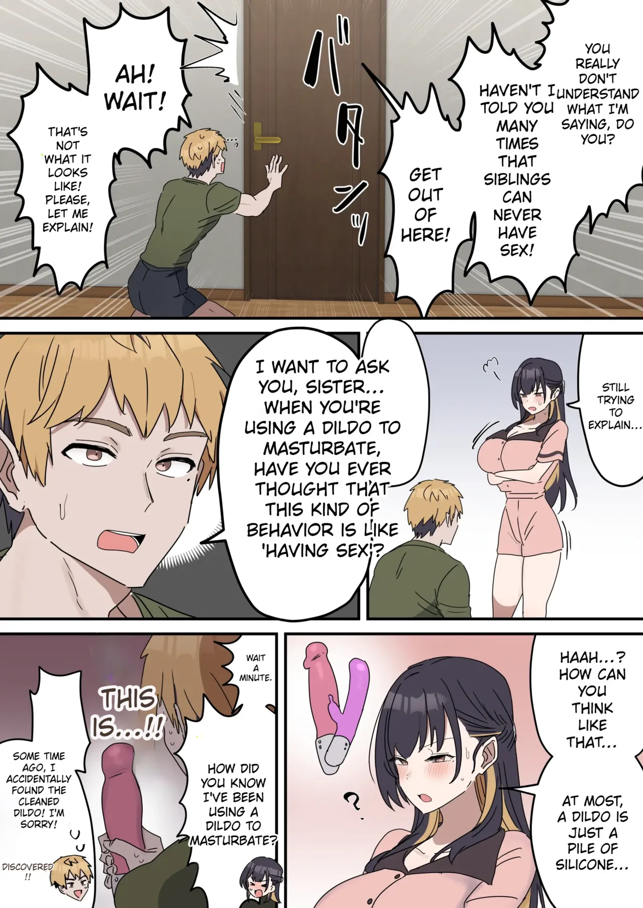 Giji SEX Kyoudai 0~4 ENGLISH 1-164 page 107 original parody - kissing big breasts hentai manga - read online free