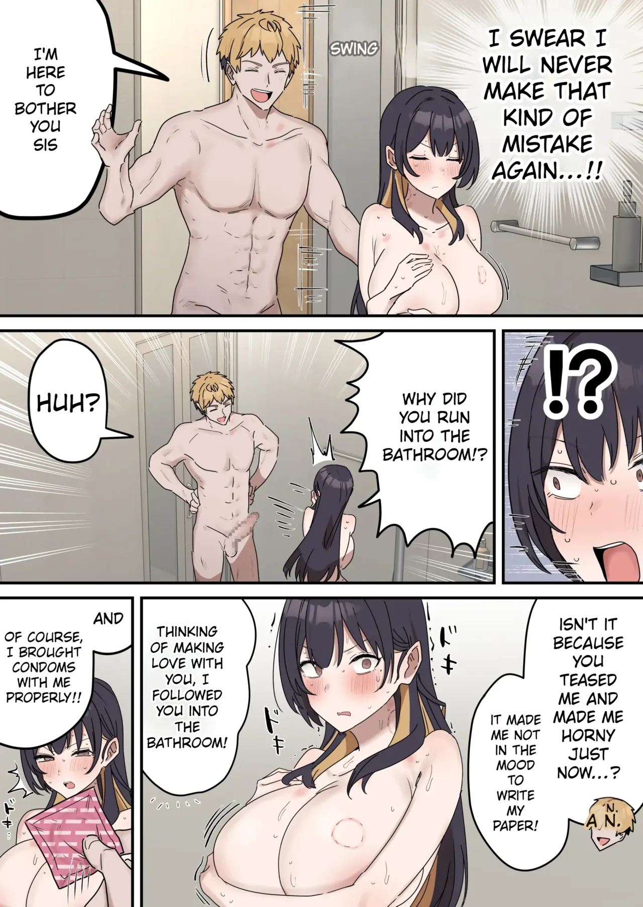 Giji SEX Kyoudai 0~4 ENGLISH 1-164 page 152 original parody - kissing big breasts hentai manga - read online free