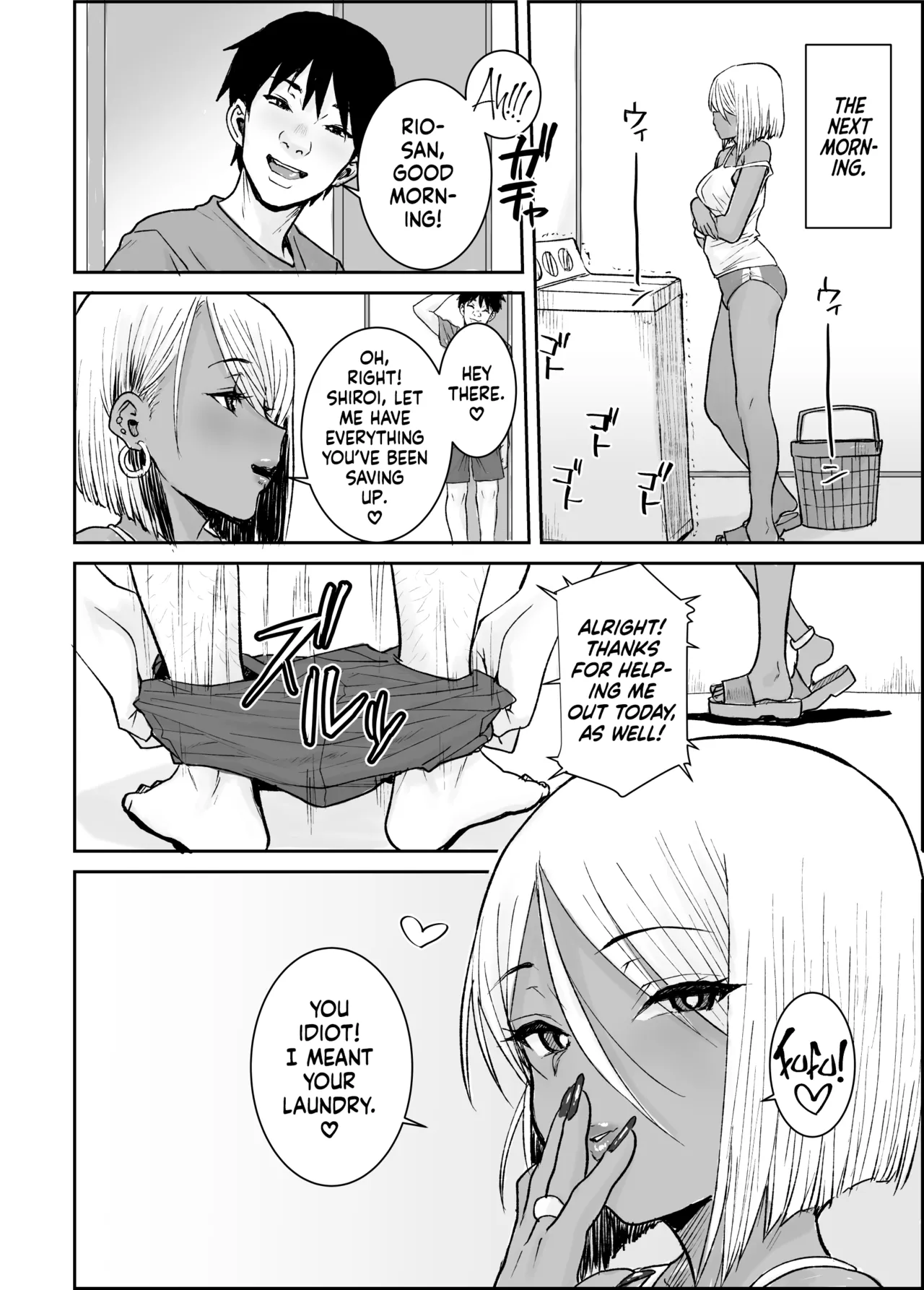 [Ponsuke] Daigaku no Ore, Kuro Gyaru Bijou Kanrinin-San (35) No Hageshii Kuiuchi Kijoui De Nama Nakadashi Shaimashita | I, Your Humble College Student, Busted Loads Into My 35 Y/O Dark-Skinned Gyaru Landlady While She Rode Me Cowgirl [English] [flash11] [Digital] page 33 original parody - big breasts cunnilingus hentai manga - read online free