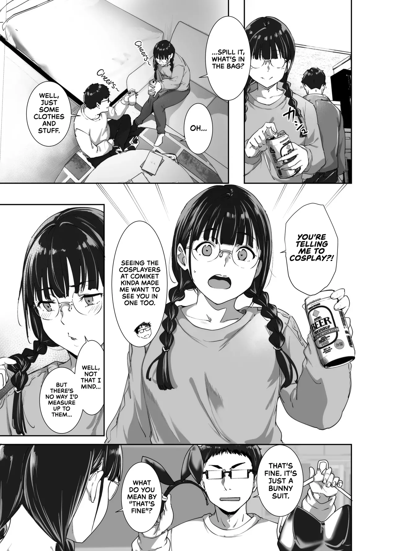 Otaku Tomodachi to no Sex wa Saikou ni Kimochi Ii 2 | Sex with Your Otaku Friend is Mindblowing 2 page 26 original parody - sweating leg lock hentai manga - read online free