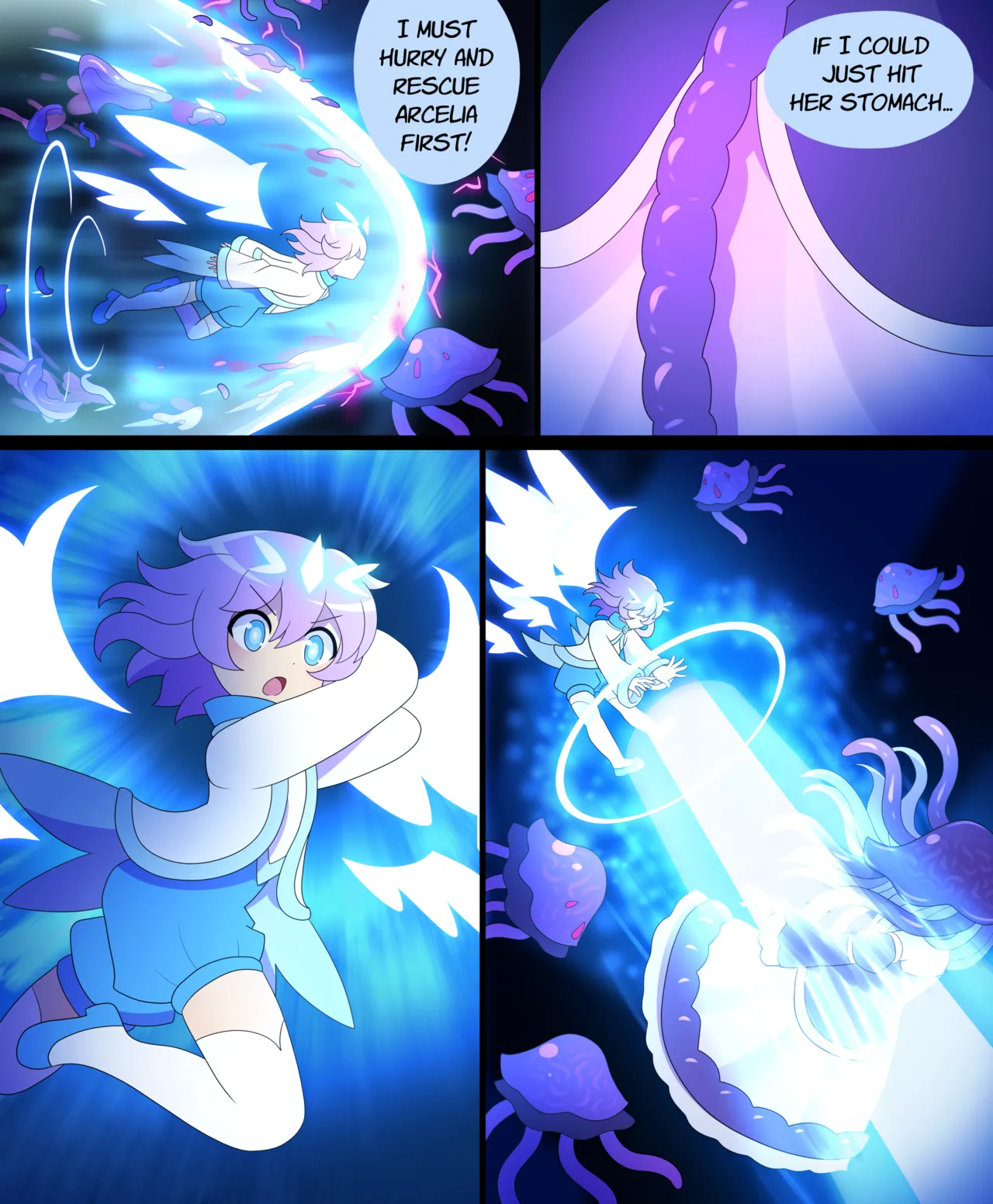 Seraph Ascent Chapter 4 With ROUTE E : SAVE ARCELIA FIRST - Page 35