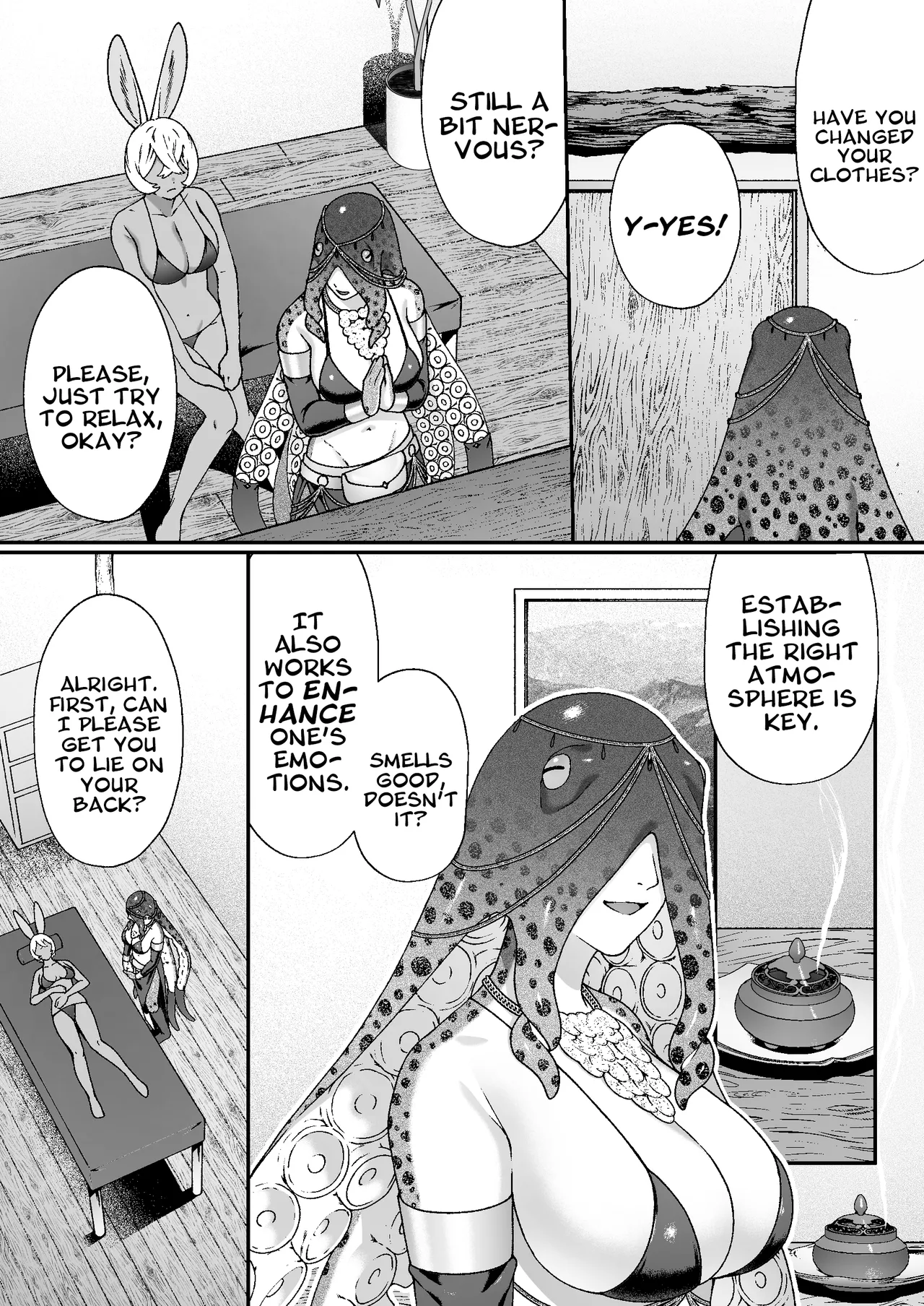[Lin's Works] Monster no Massage-ya-san | Monster Masseuse [English] [A Cool Person] page 15 original parody - squirting big breasts hentai manga - read online free