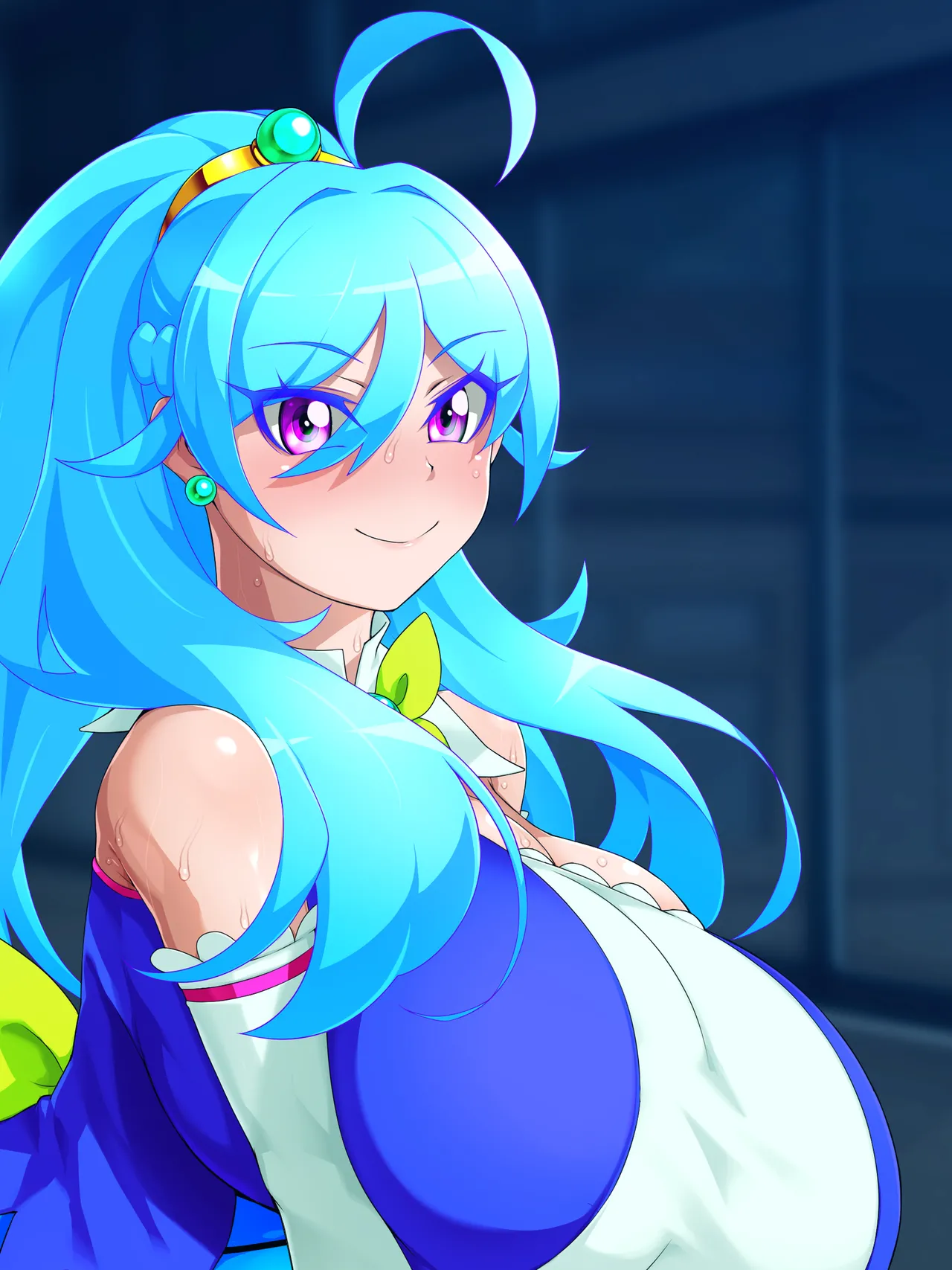 [GFF (Kuribayashi Chris)] Kanzu Megumi wa do~~~shitemo onnanoko ni kintama o hayashitai page 220 original parody - futanari big breasts hentai manga - read online free