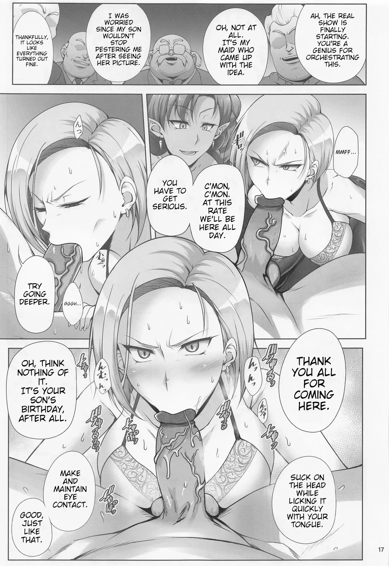 Saikyou Mama wa Kasegitai | The Strongest Mom ever wants to earn some Money page 16 featuring android 18 dragon ball super parody - futanari big breasts hentai manga - read online free