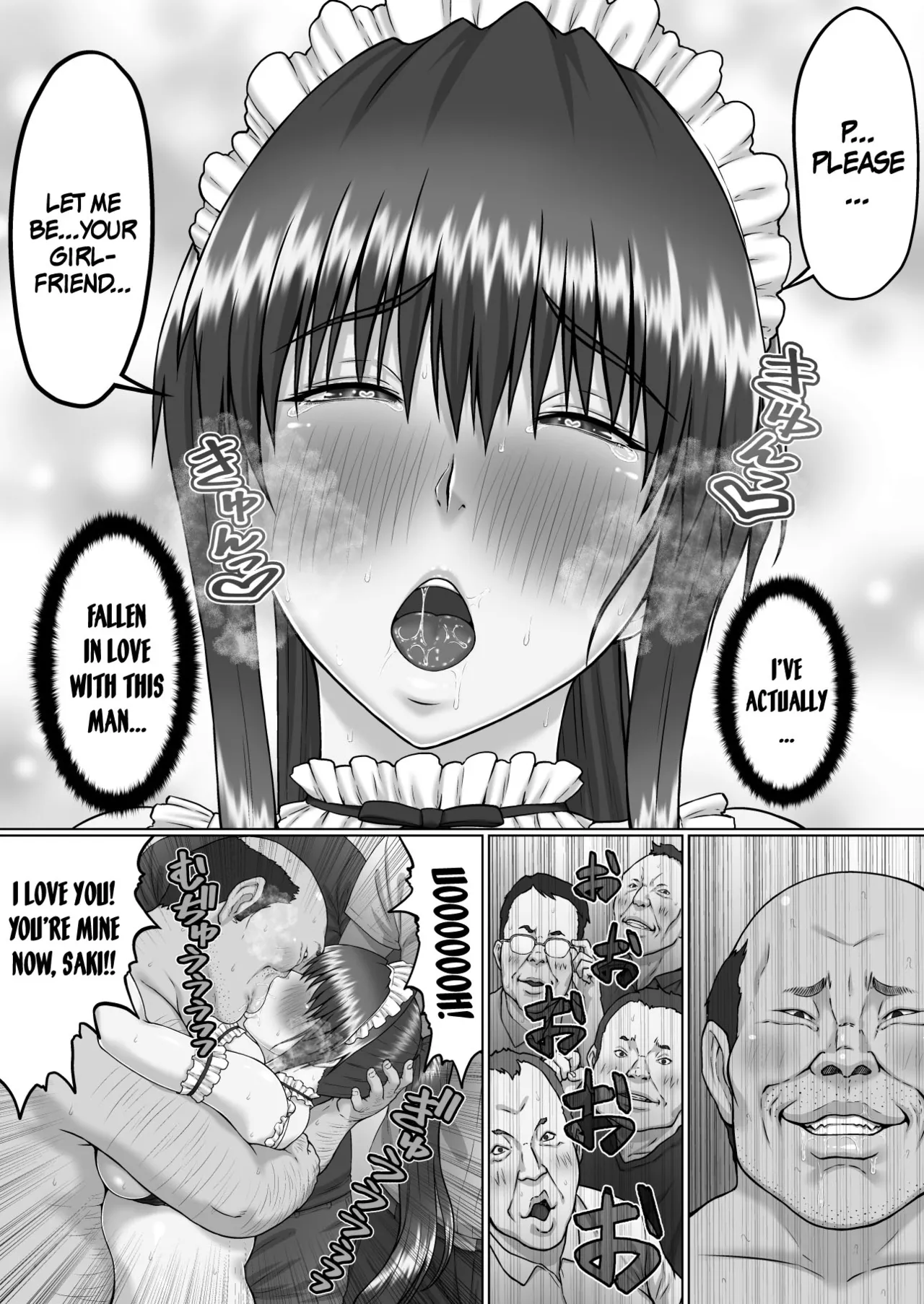 [ClimbCrown] Nakadashi Oji-san ni Nerawareta Mesu wa Nigeru Koto ga Dekinai ~Senaga Saki Hen Vol. 4~ | A Woman Can't Get Away After Being Targeted By This Horny Old Man ~Senaga Saki Vol.4~ (Kuro Beta Shuusei ver.Shuuroku) [English] {Doujins.com} [Decensored] page 35 original parody - big breasts netorare hentai manga - read online free