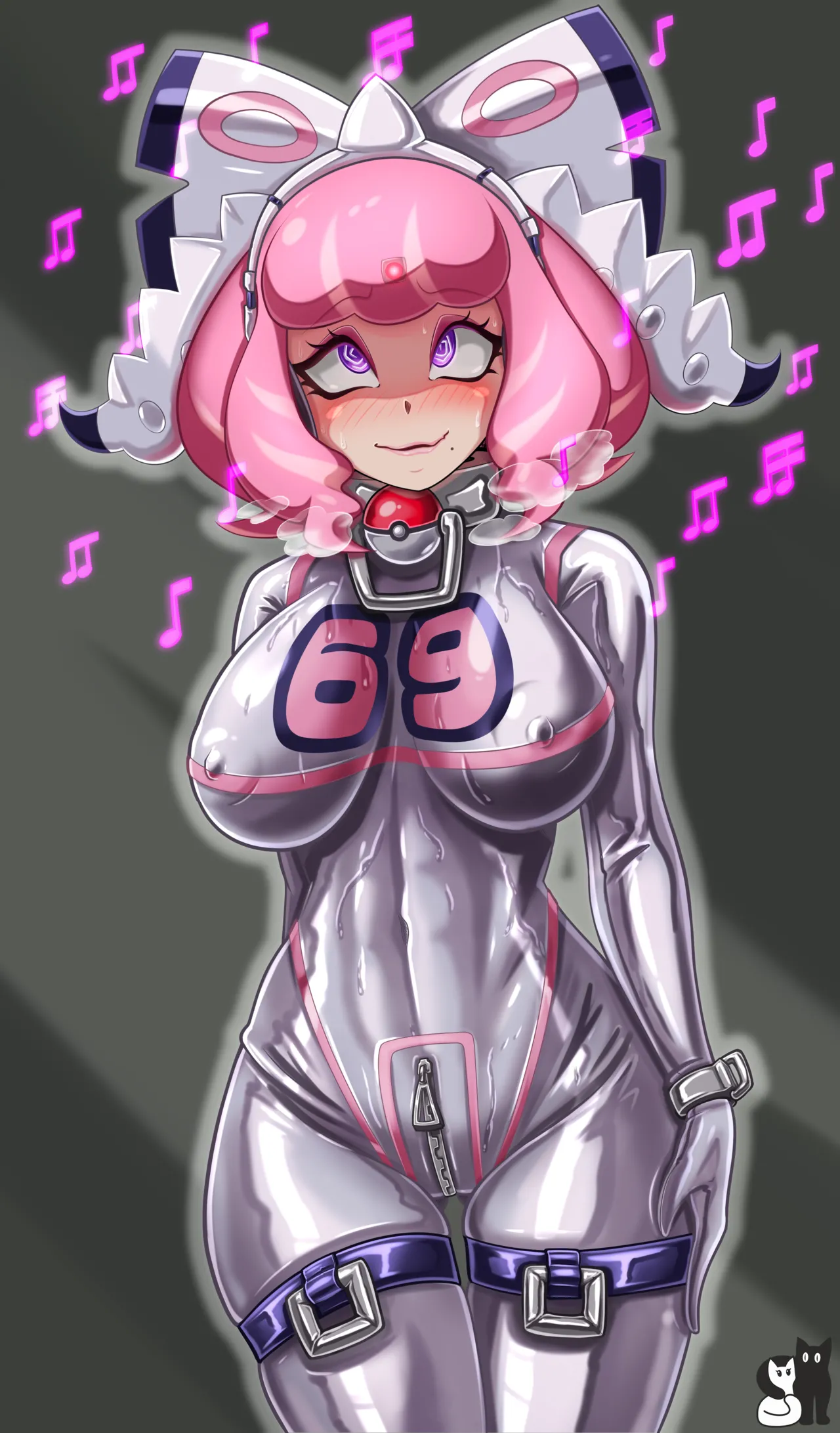 Rosvo's Drawings of June 2025 page 25 featuring rei ayanami pokemon parody - elf unusual pupils hentai manga - read online free