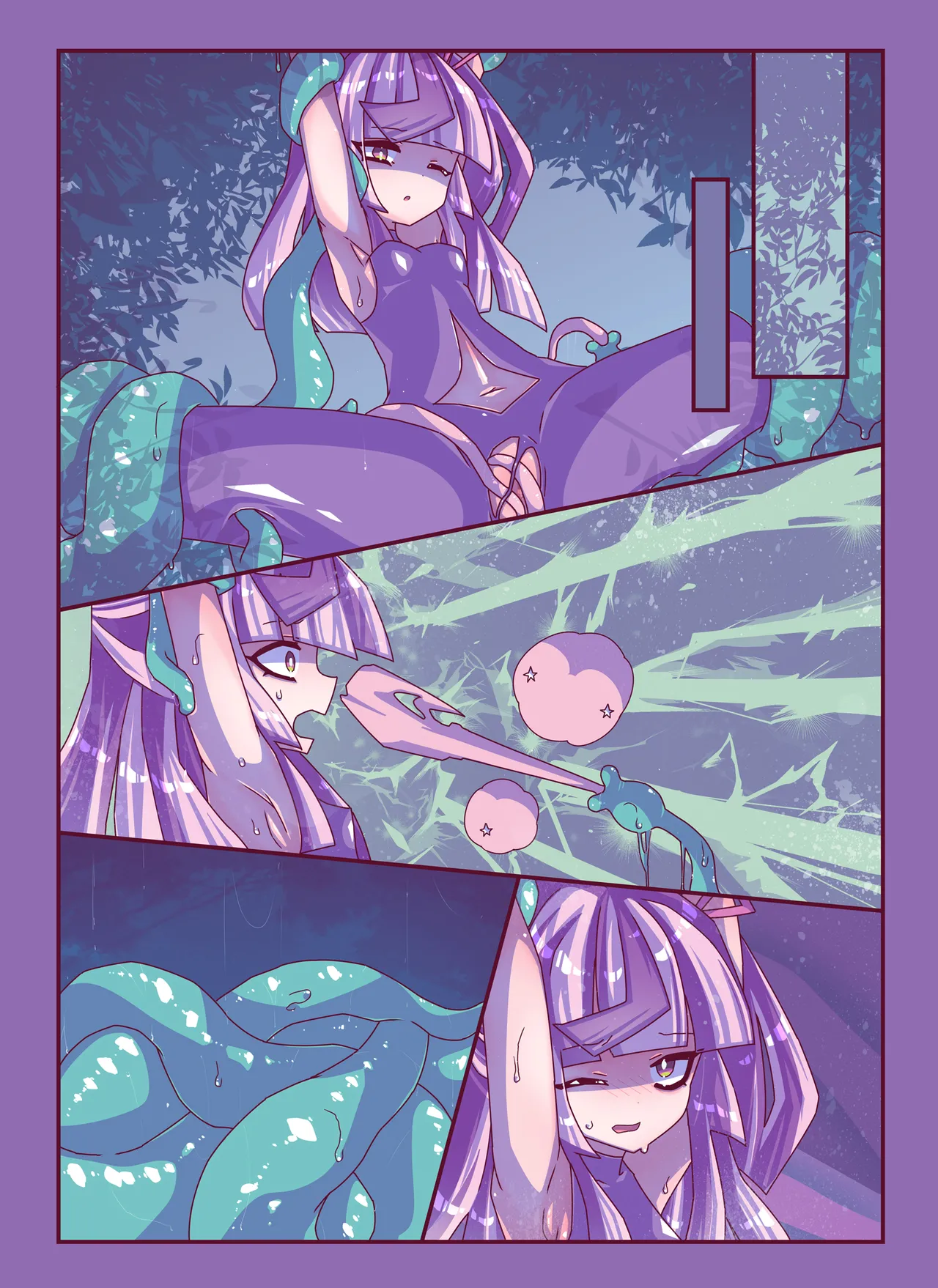 [Kakuran Operetta] Zassou Kari-chan 2nin Ko-cho Pero Kusuguri Haiboku page 41 original parody - females only tickling hentai manga - read online free