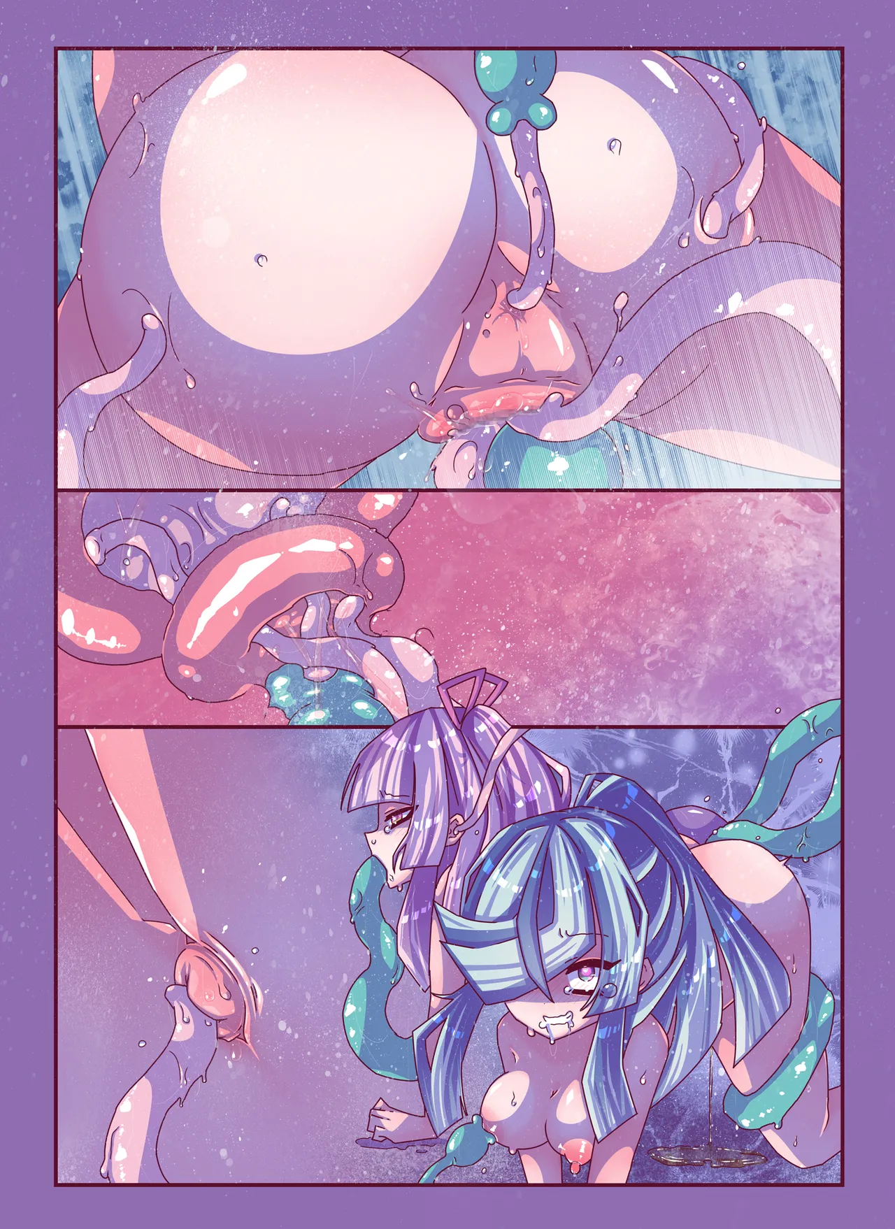 [Kakuran Operetta] Zassou Kari-chan 2nin Ko-cho Pero Kusuguri Haiboku page 53 original parody - females only tickling hentai manga - read online free