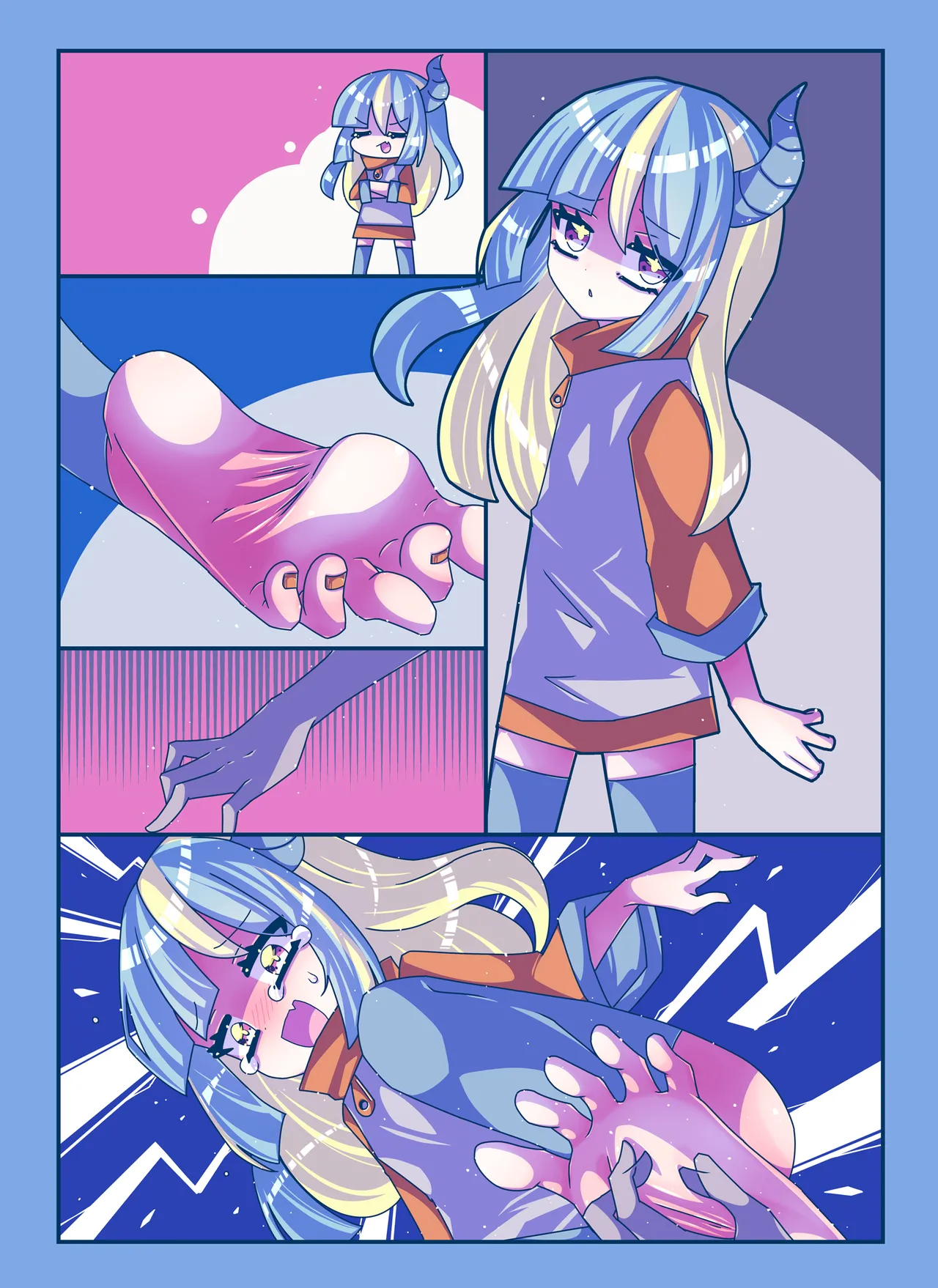 Kenzen! Ko-cho Pero Comic 4 page 29 original parody - females only tickling hentai manga - read online free