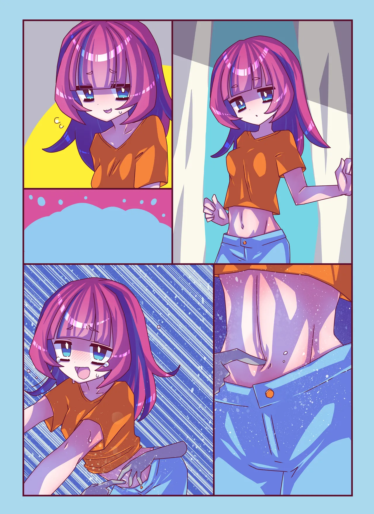 Kenzen! Ko-cho Pero Comic 4 page 30 original parody - females only tickling hentai manga - read online free