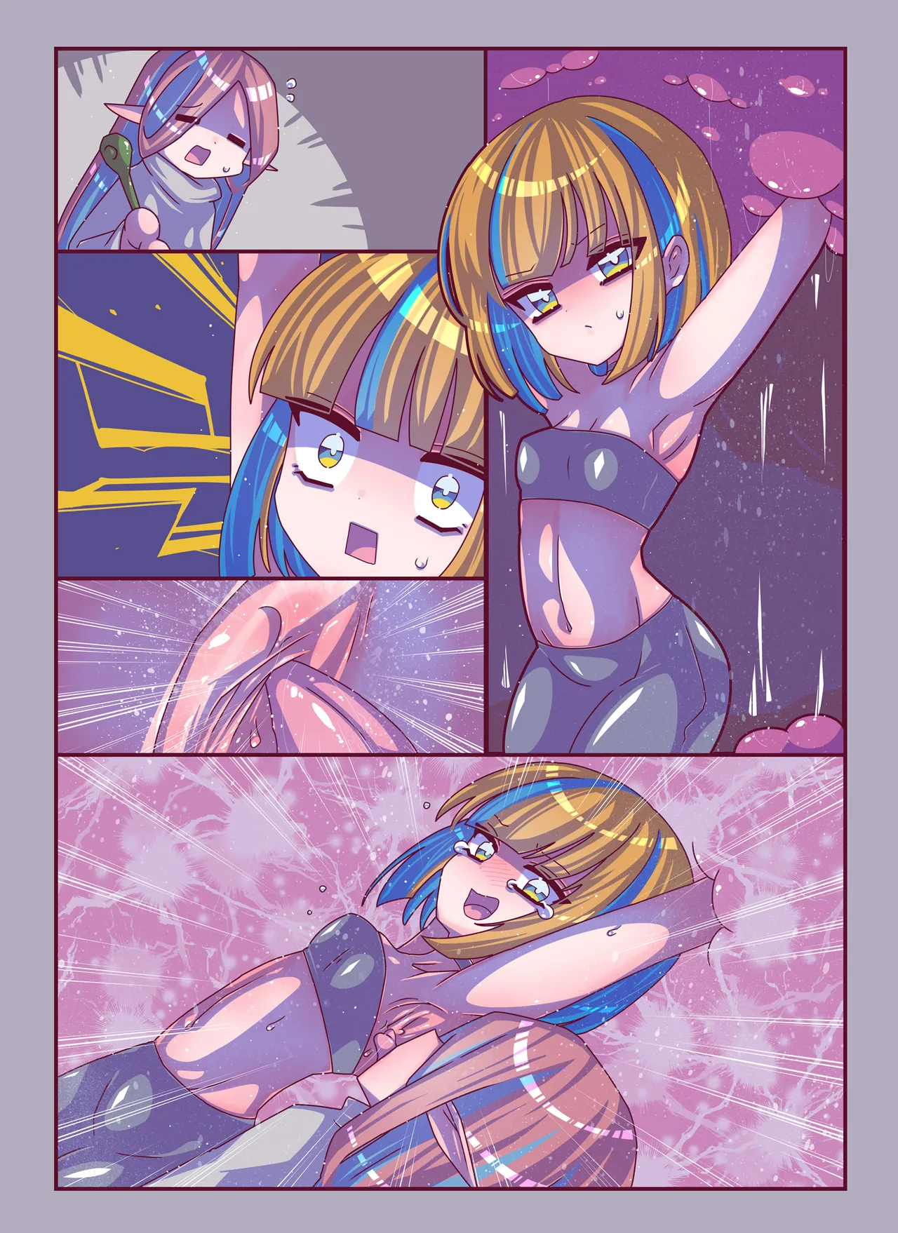 Kenzen! Ko-cho Pero Comic 4 page 36 original parody - females only tickling hentai manga - read online free