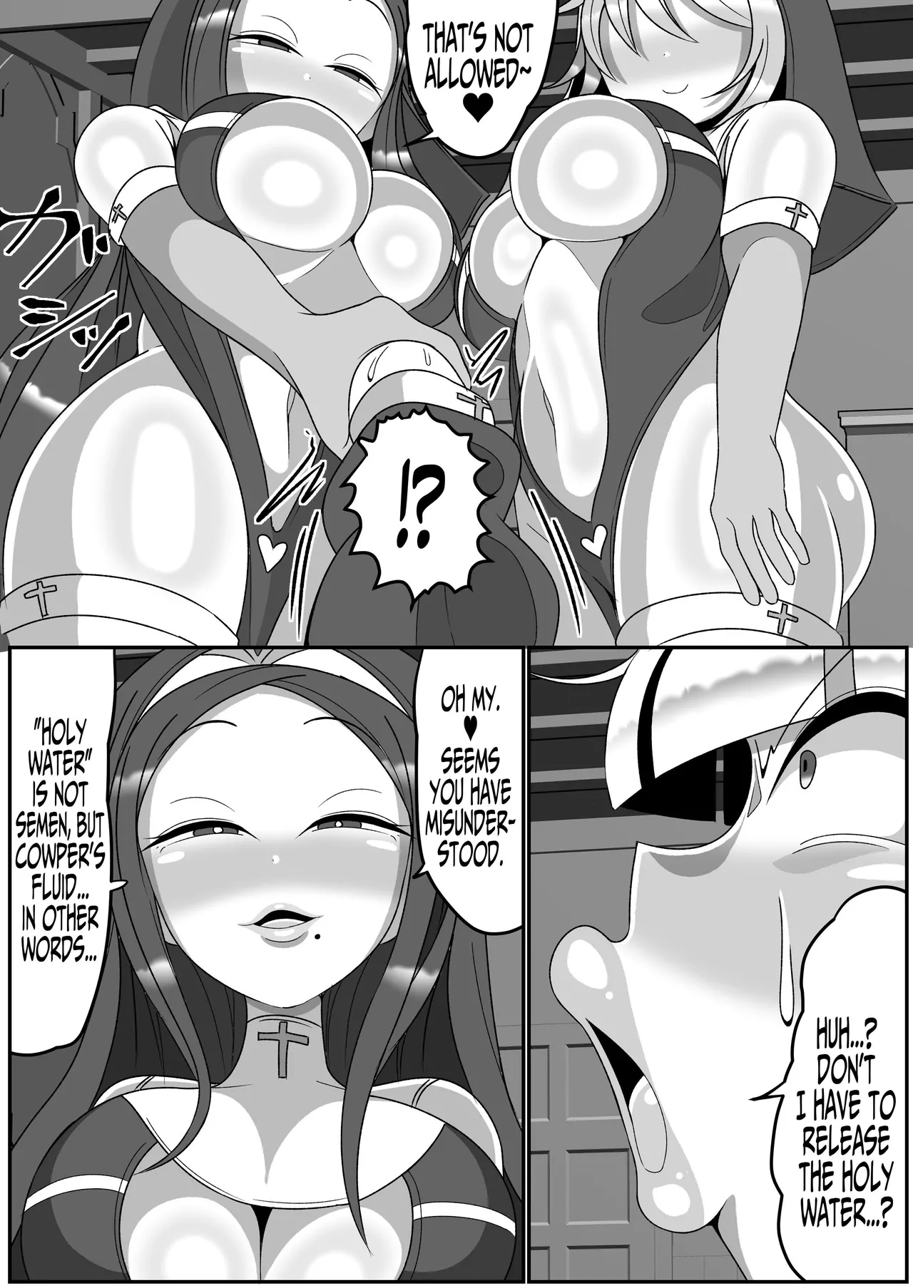 Futanari Seijo Shasei Kinshirei | Dick Slingin' Saintess page 16 original parody - futanari kissing hentai manga - read online free
