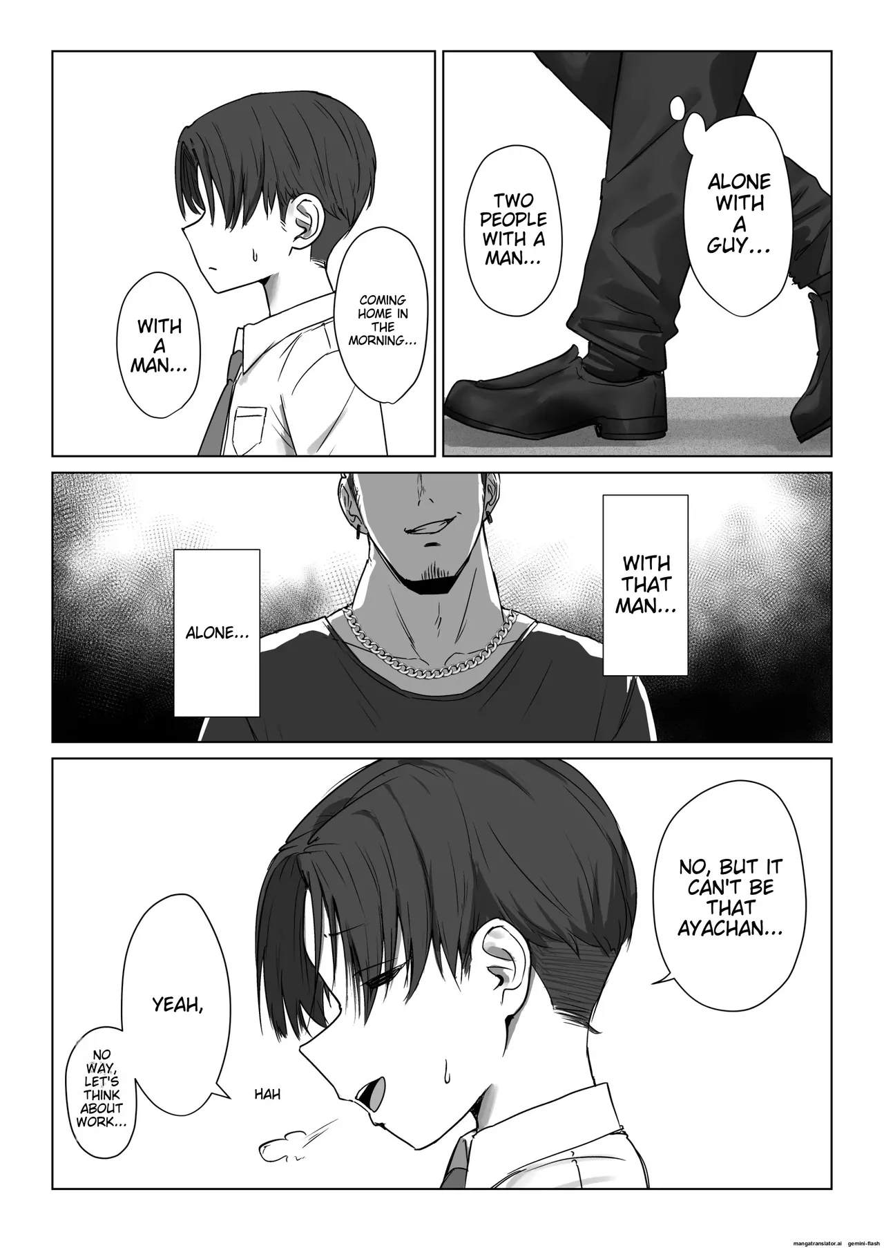 Boku no Kanojo wa, Boku to wa Sex Shitakunai page 46 original parody - kissing leg lock hentai manga - read online free