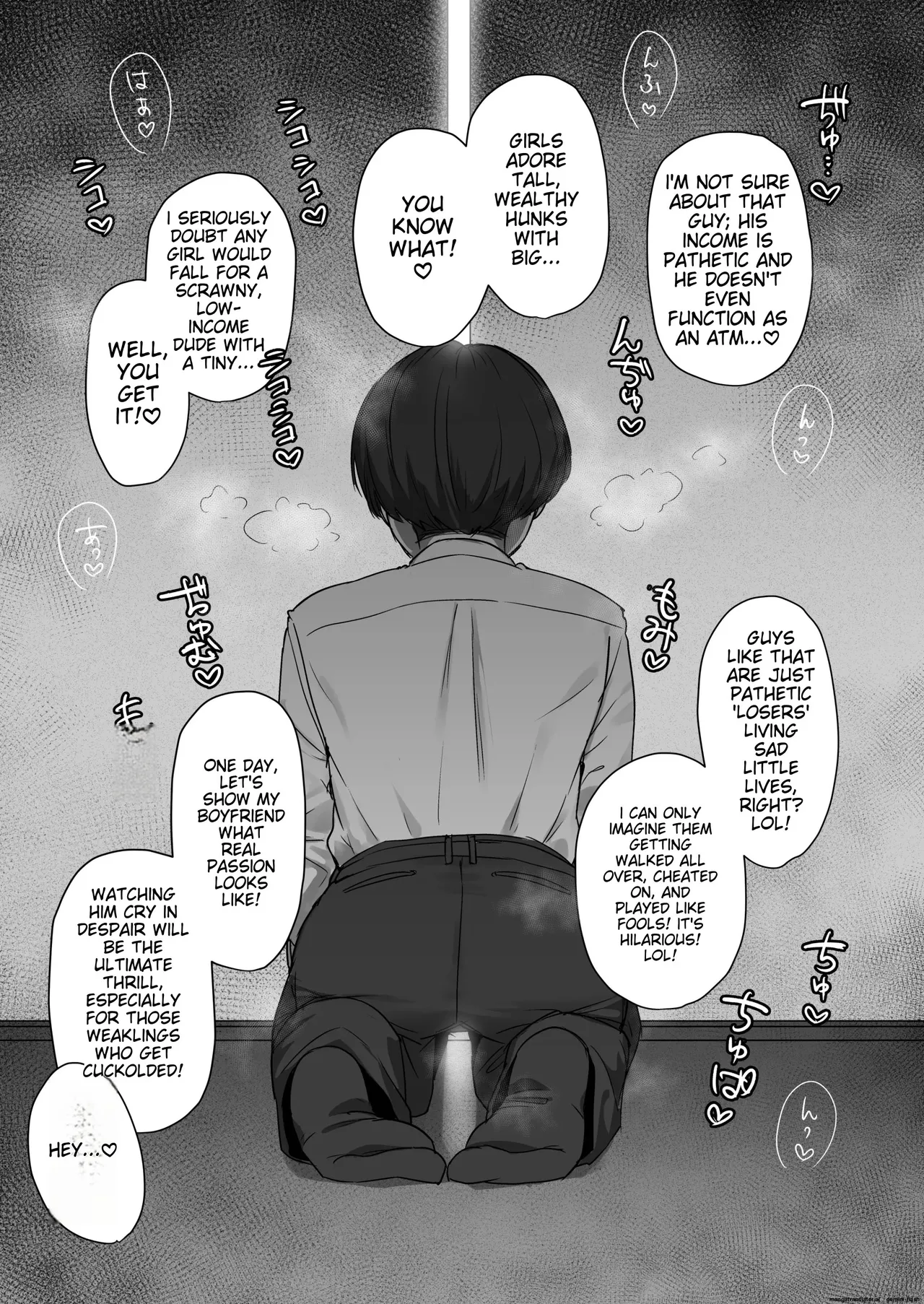 Boku no Kanojo wa, Boku to wa Sex Shitakunai page 53 original parody - kissing leg lock hentai manga - read online free
