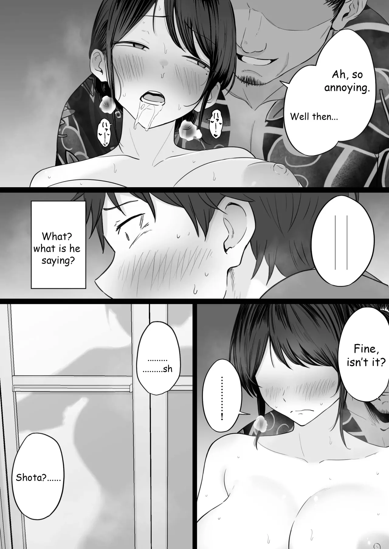[Watson-dou] Houkai Kazoku 2 -Hahaoya ga Yakuza to no Sex ni Hamatta Hanashi- | Broken Family 2 - The story of a mother who got hooked on sex with the Yakuza [English] page 46 original parody - milf big breasts hentai manga - read online free
