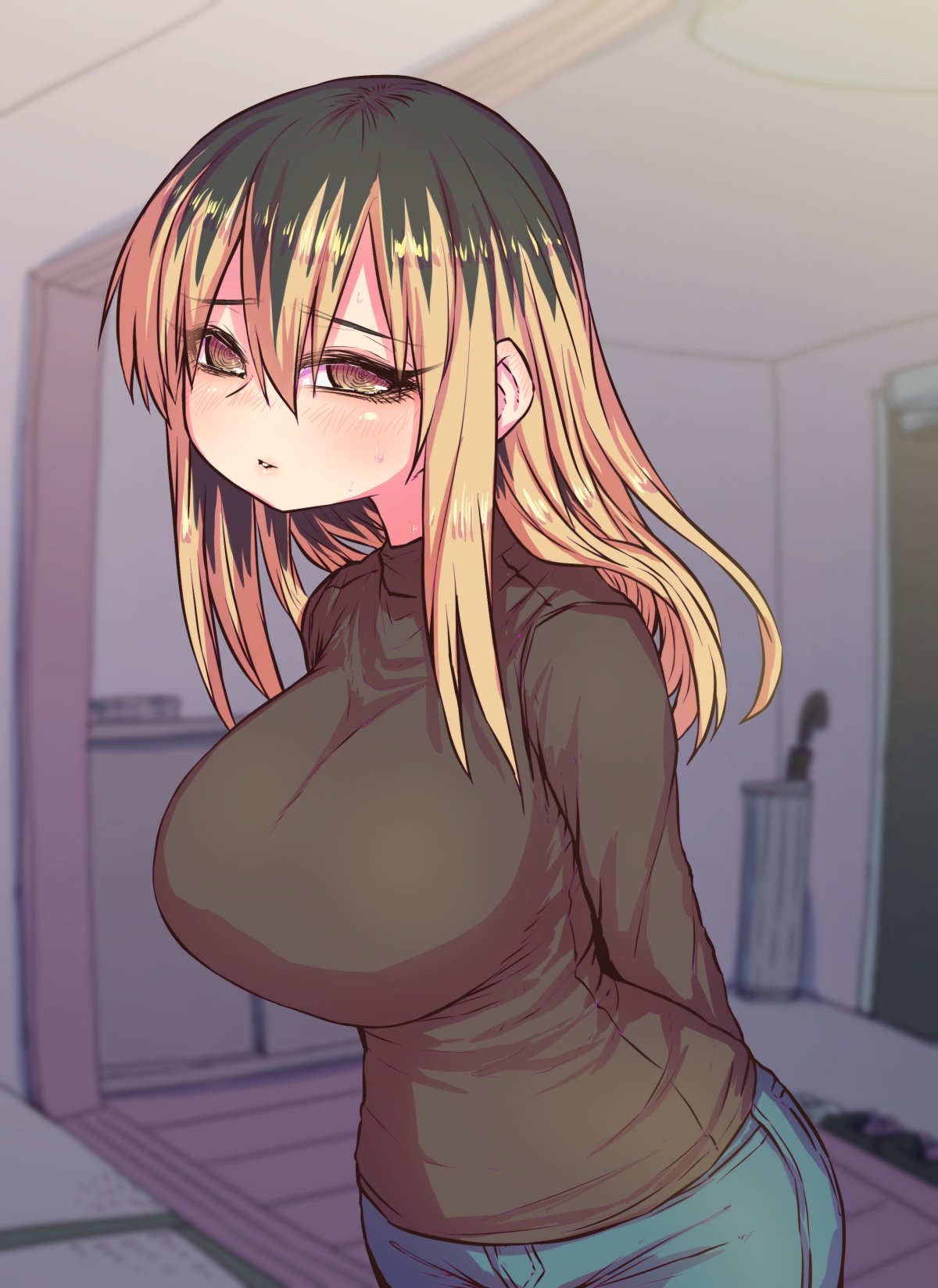 Batsuichi de Nakimushi na Otonari-san page 19 batsuichi de nakimushi na otonari-san parody - milf sweating hentai manga - read online free