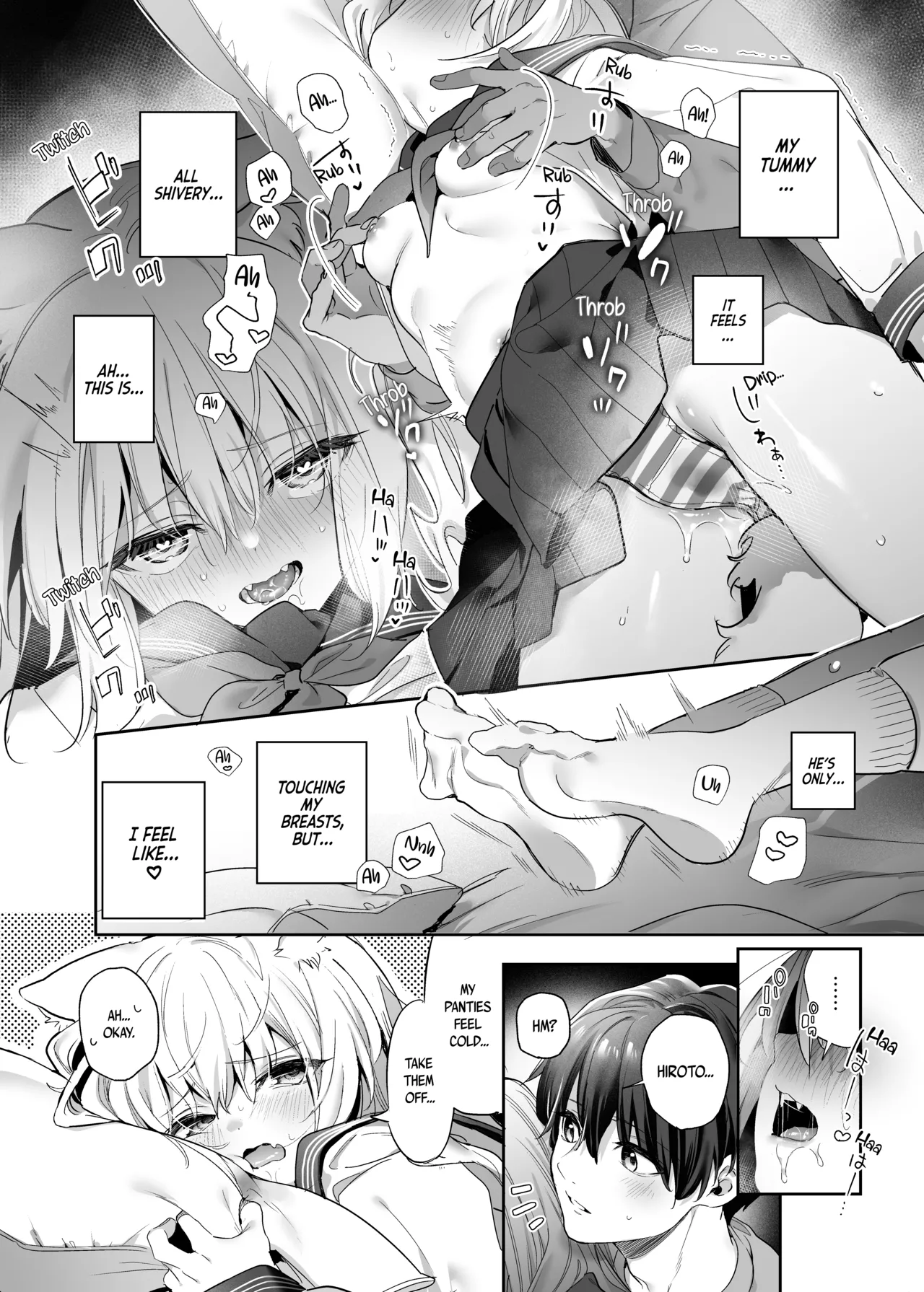 [Ringo no Naru Ki (Kise Itsuki)] Mugi no Ongaeshi -Gakuseihen- | Mugi's Repayment -Student Arc- [English] [Vivid Rabbit Translation] [Digital] page 21 original parody - schoolgirl uniform wolf girl hentai manga - read online free