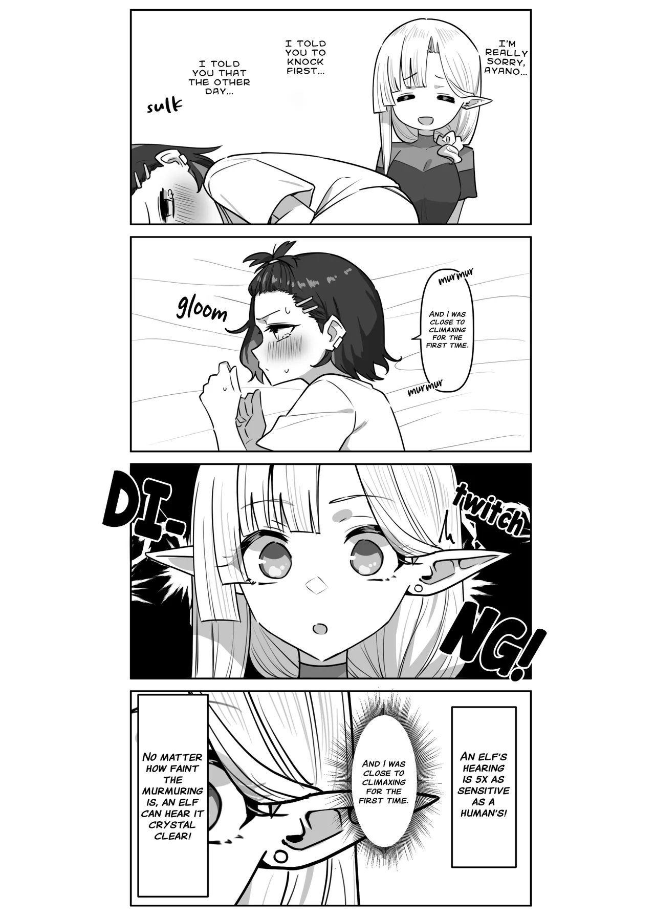 Doukyo Elf | Live-in Elf page 18 original parody - yuri elf hentai manga - read online free