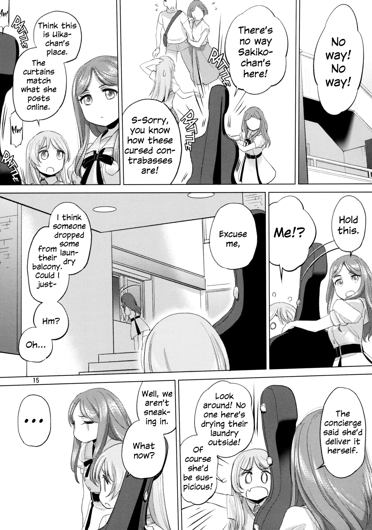 Olga Booze page 14 featuring anon chihaya bang dream parody - kissing females only hentai manga - read online free