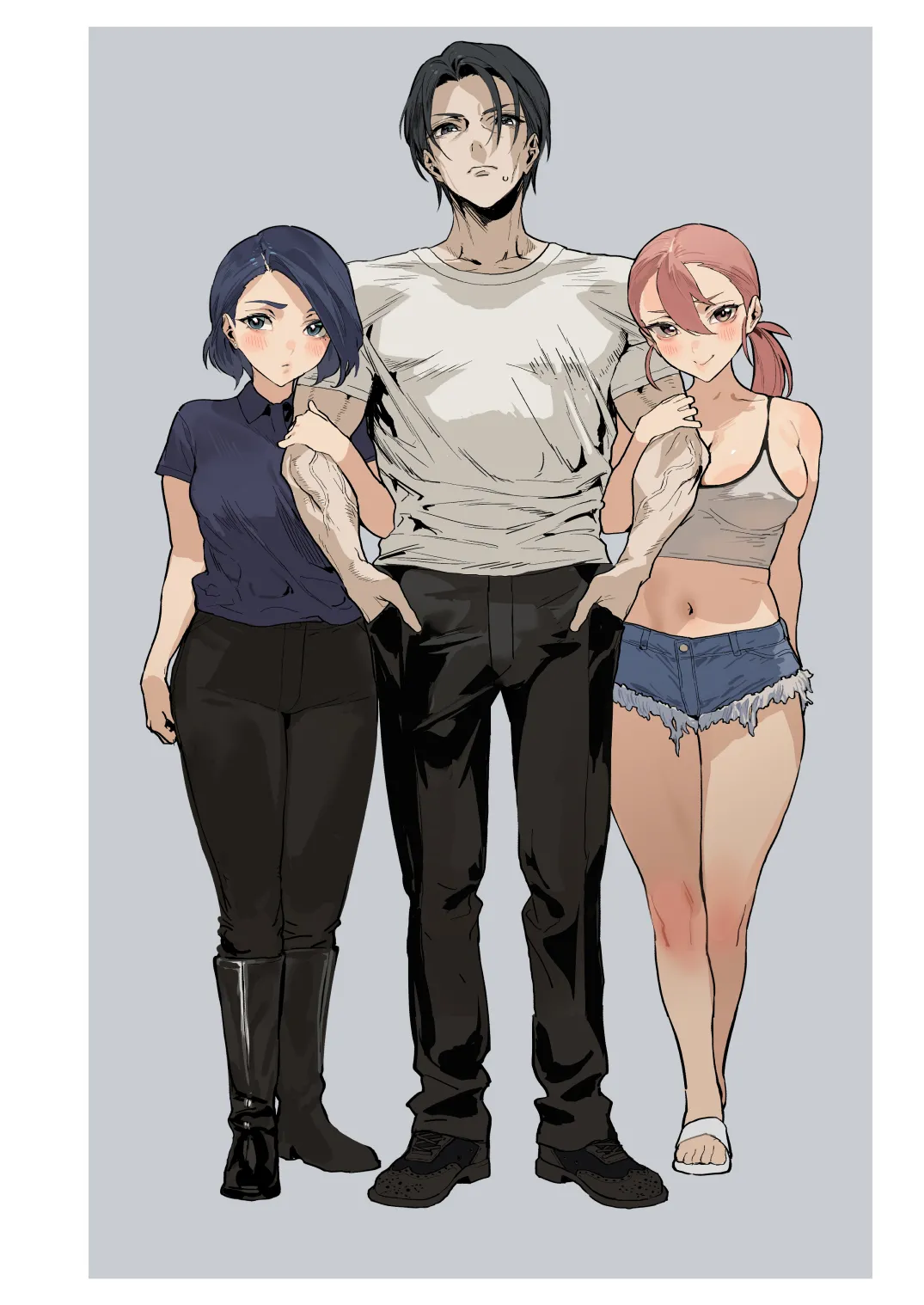 Nastu Pi！| 夏P！ page 58 original parody - kissing big breasts hentai manga - read online free