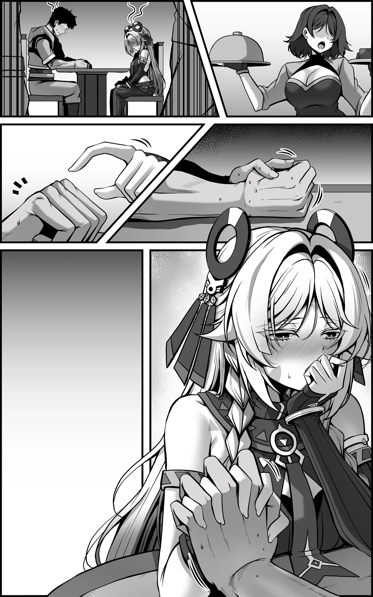 「黒曜石の老婆」って、重要なのは「老婆」であって、「黒曜石」じゃないの。 page 34 featuring citlali genshin impact parody - kissing big breasts hentai manga - read online free