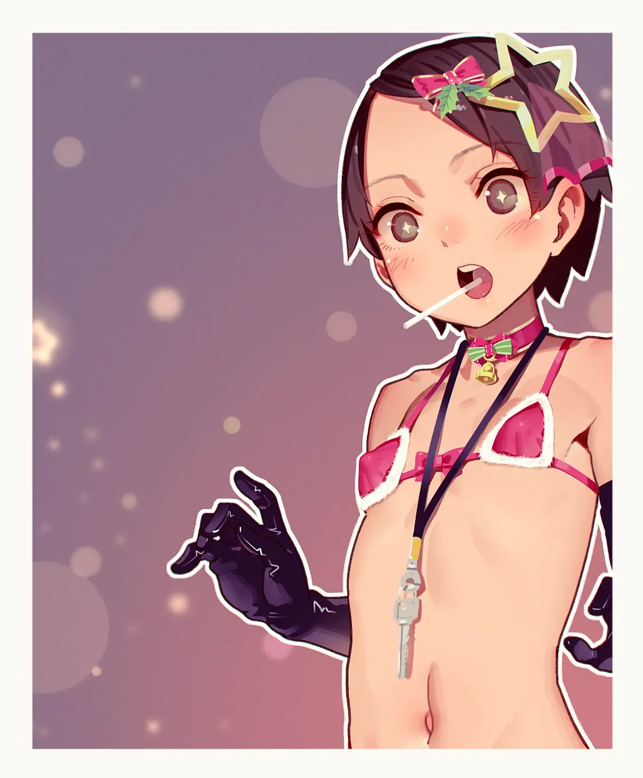 Otoko de asobu mesugaki-chan tachi illustration set 2020-2023 page 175 - full color dark skin hentai manga - read online free