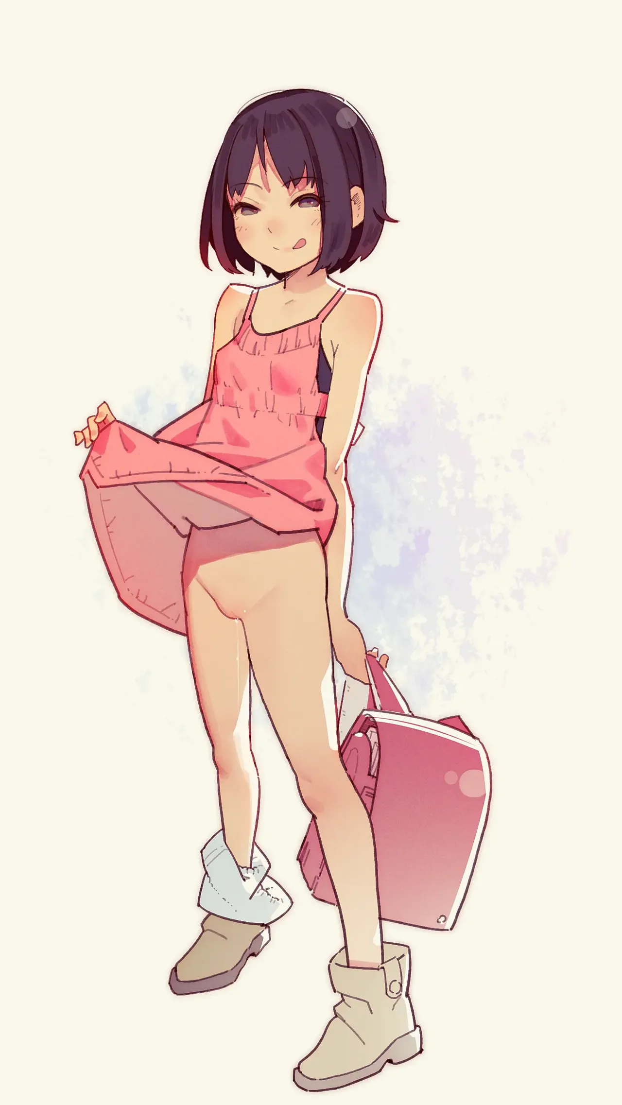 Otoko de asobu mesugaki-chan tachi illustration set 2020-2023 page 205 - full color dark skin hentai manga - read online free