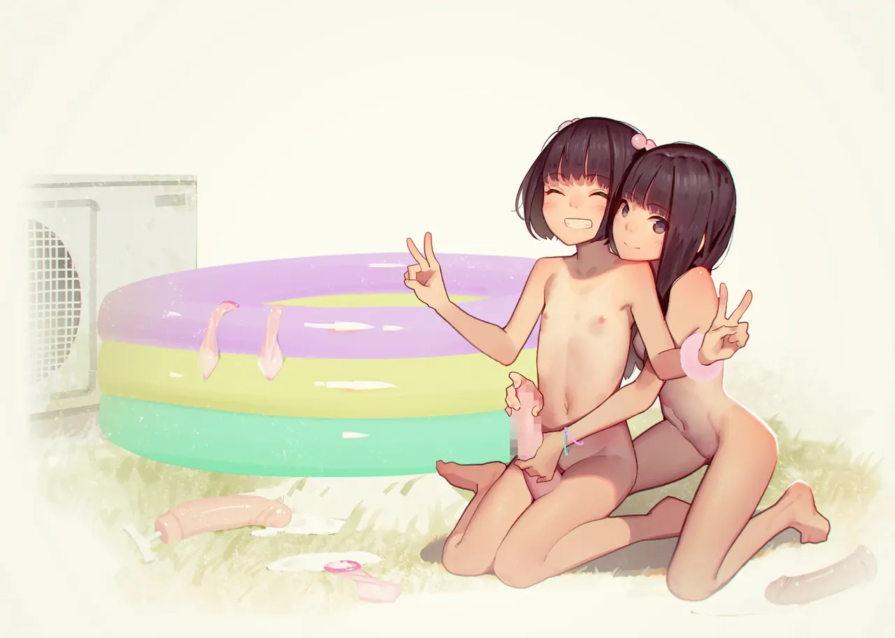 Otoko de asobu mesugaki-chan tachi illustration set 2020-2023 page 272 - full color dark skin hentai manga - read online free