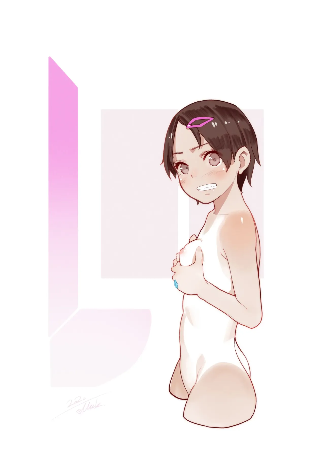Otoko de asobu mesugaki-chan tachi illustration set 2020-2023 page 321 - full color dark skin hentai manga - read online free