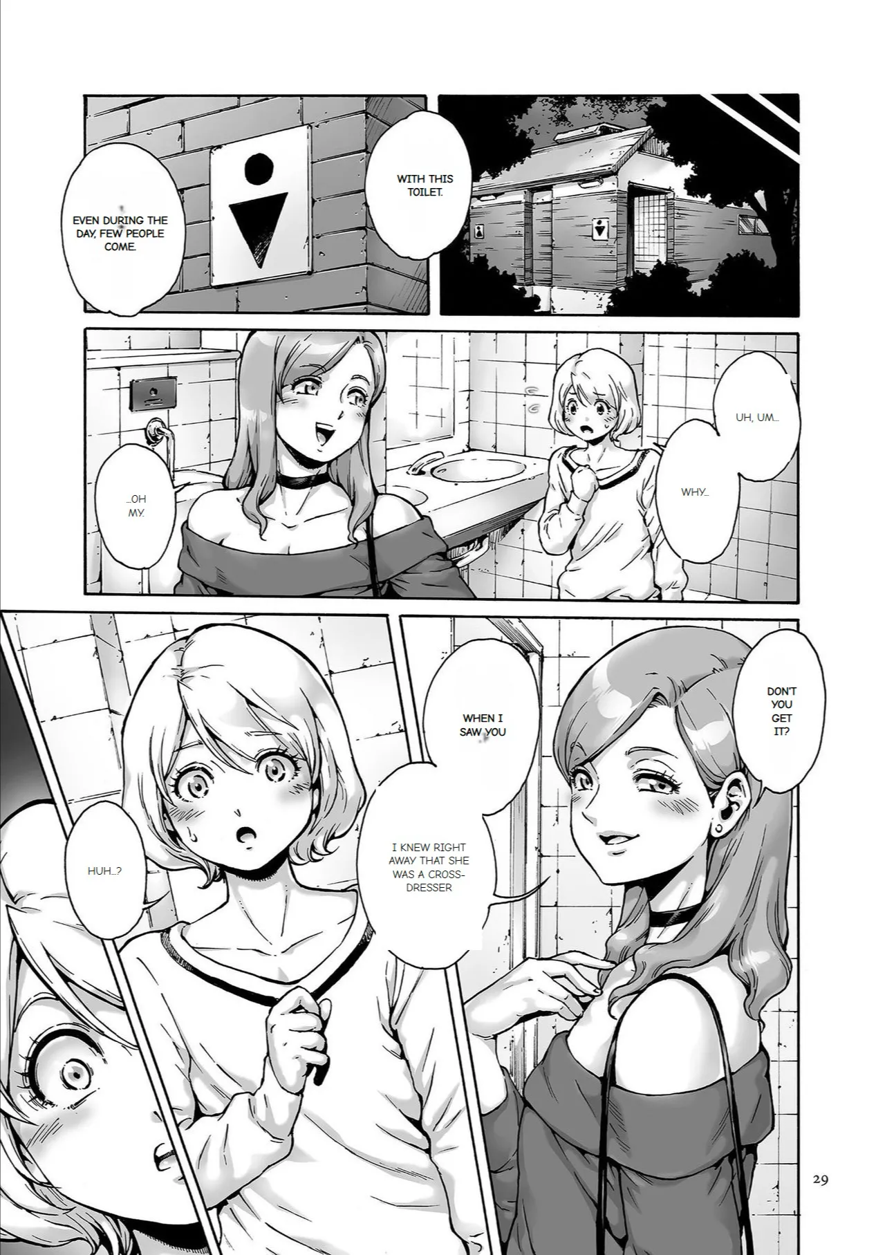 Onoko to. page 28 - garter belt group hentai manga - read online free